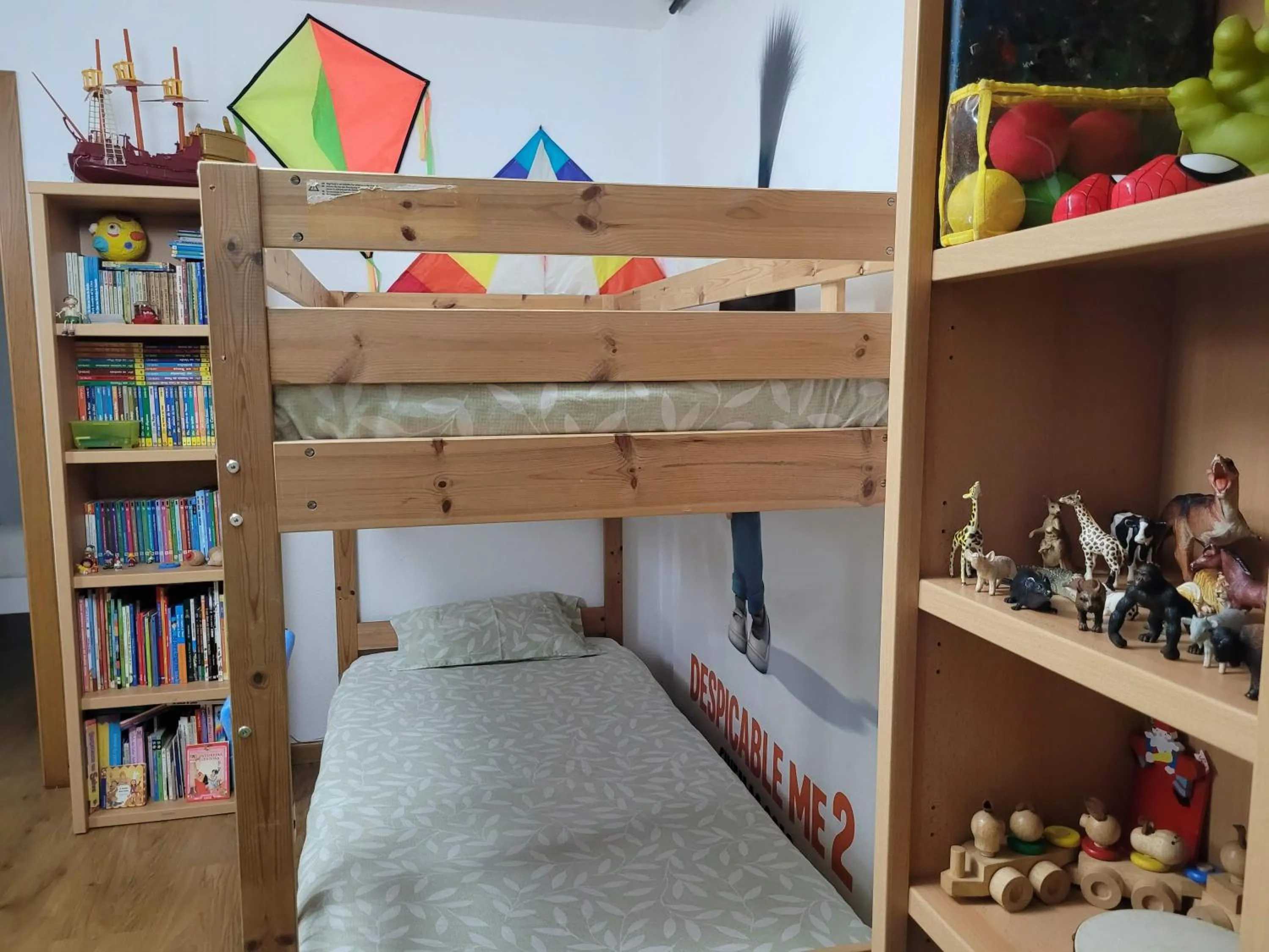 bunk bed, Bed in Coloured Studio