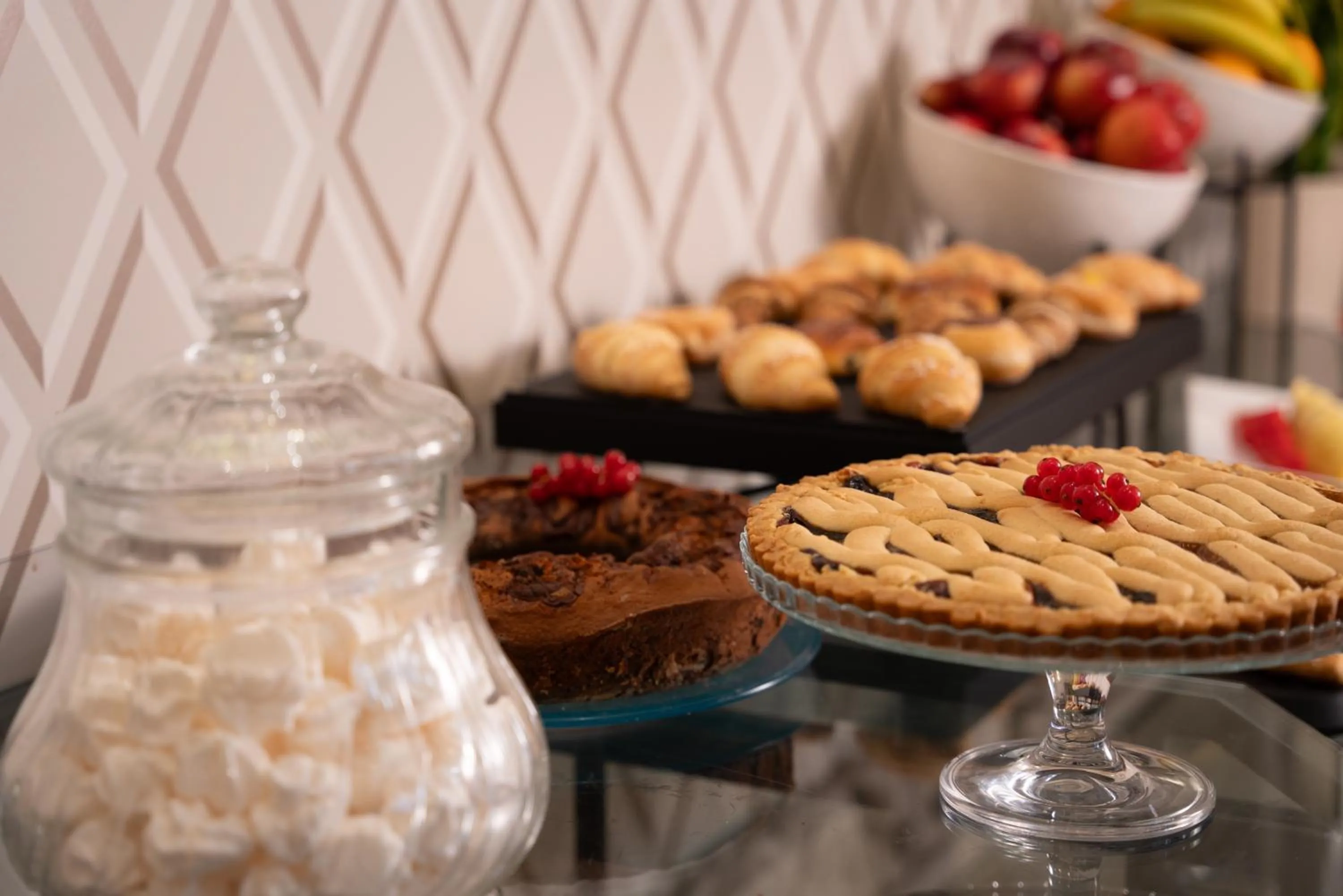 Buffet breakfast in Hotel Villa Glori