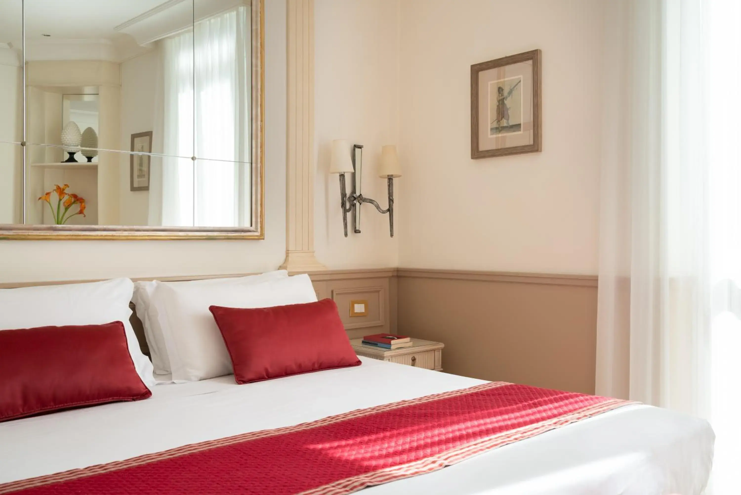 Bed in Hotel Villa Glori Bed in Hotel Villa Glori