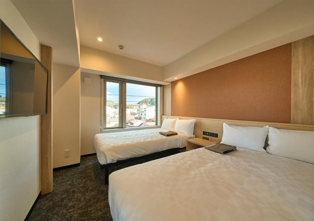 Bedroom, Bed in Hotel and Spa Gift TAKAYAMA