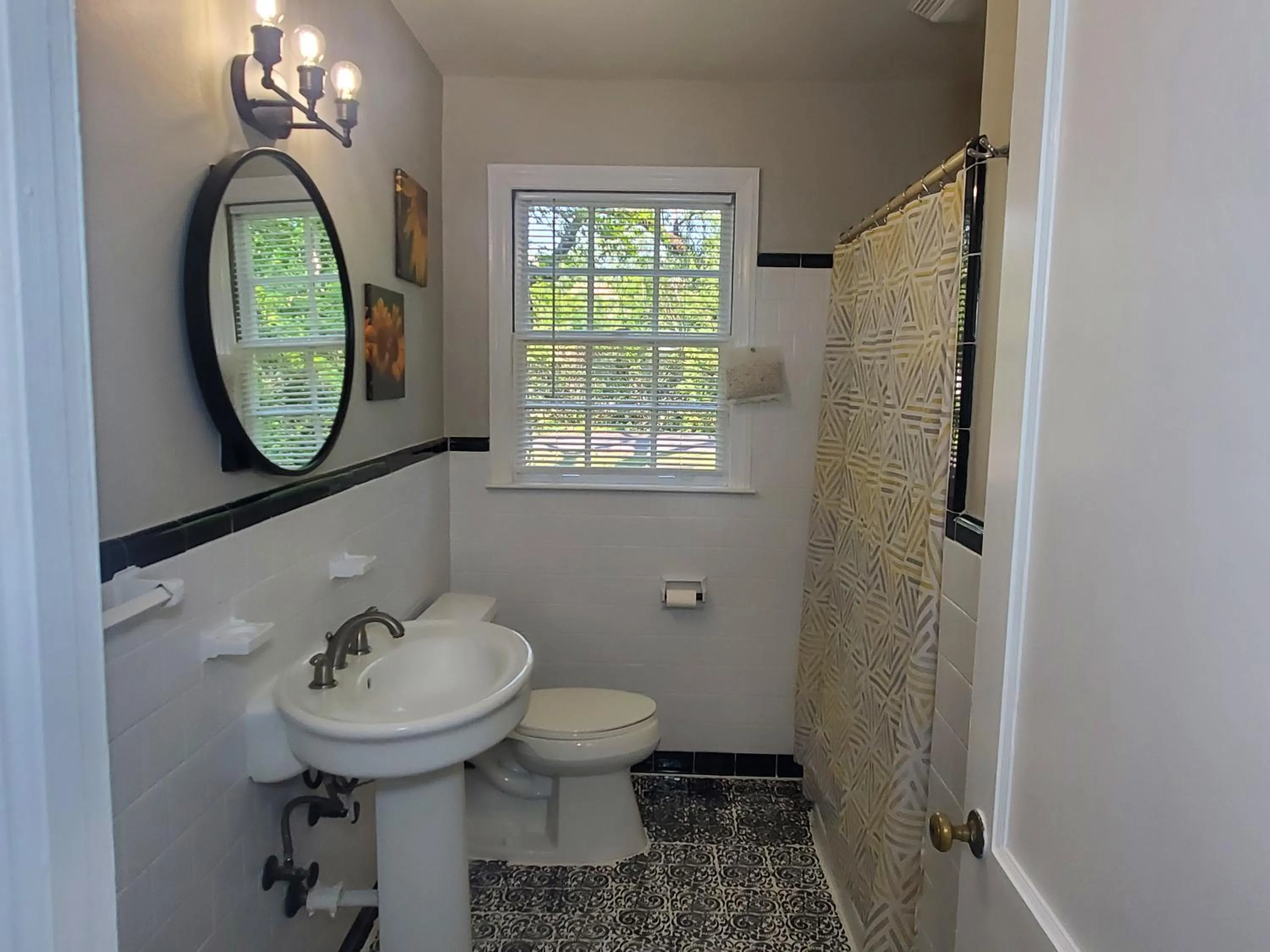 Shower in Cheerful 2 BR Near Colleges, Downtown, Attractions