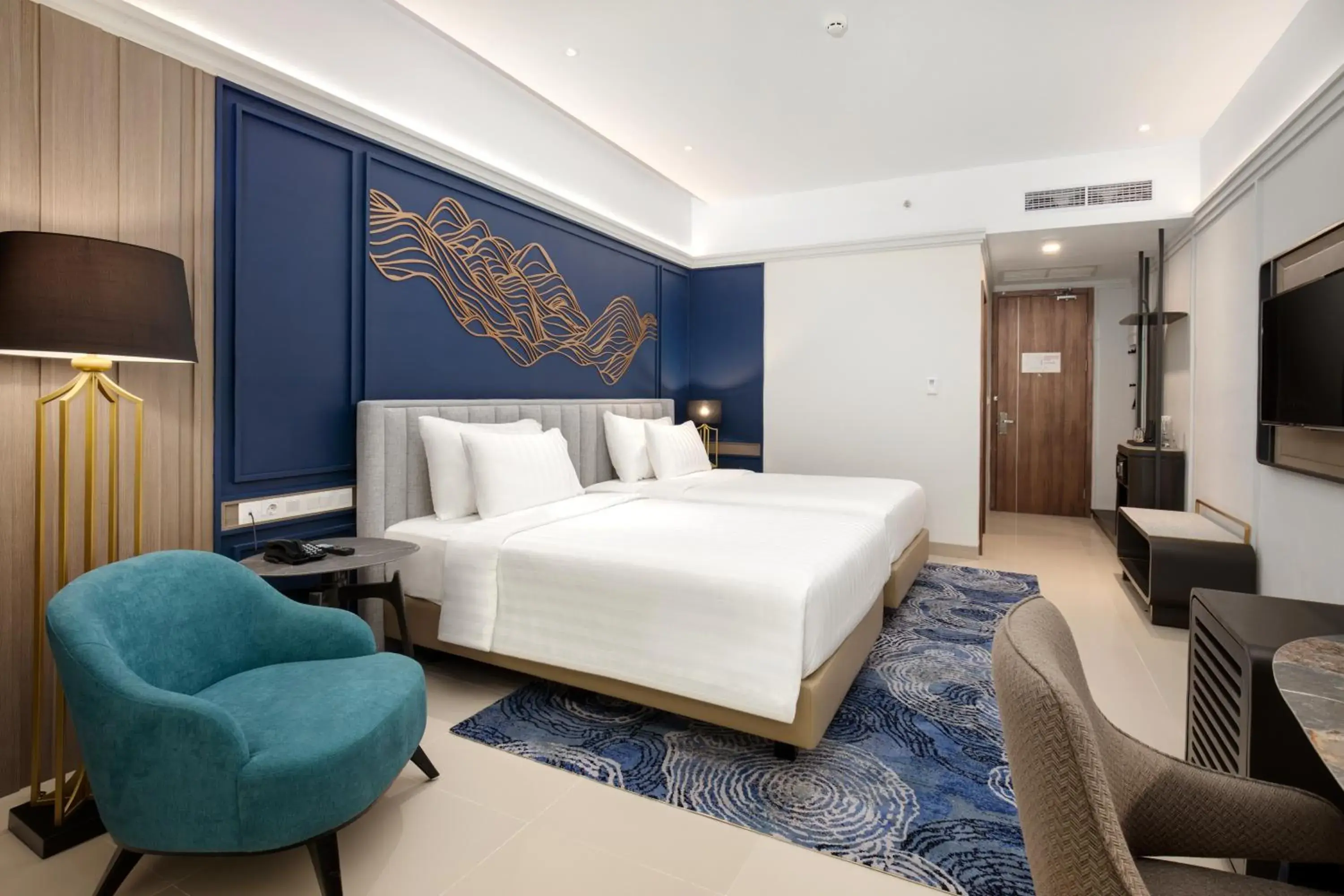 Deluxe Twin Room in The Sentra Manado Deluxe Twin Room in The Sentra Manado