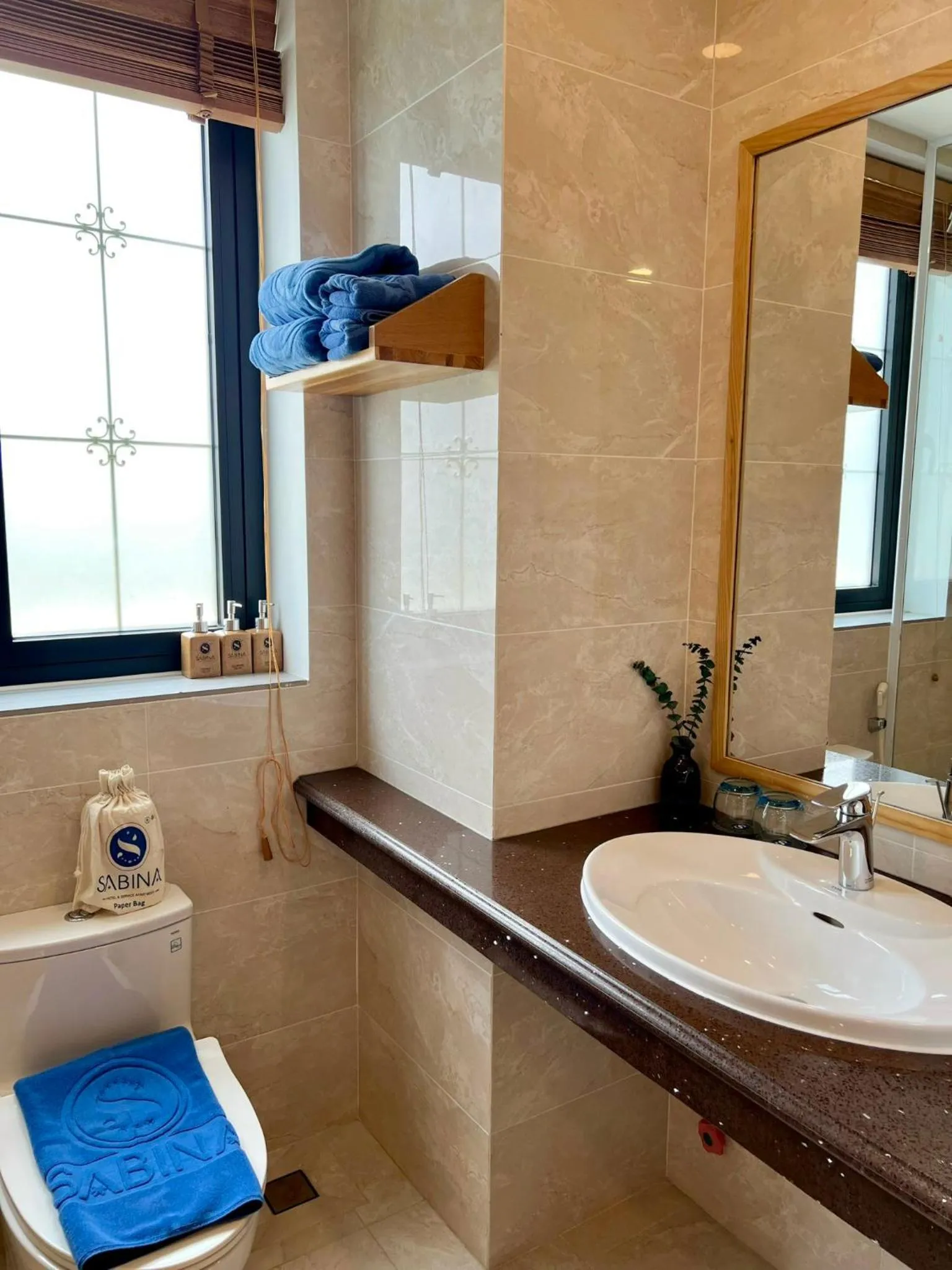 Bathroom in Sabina Boutique Hotel 3