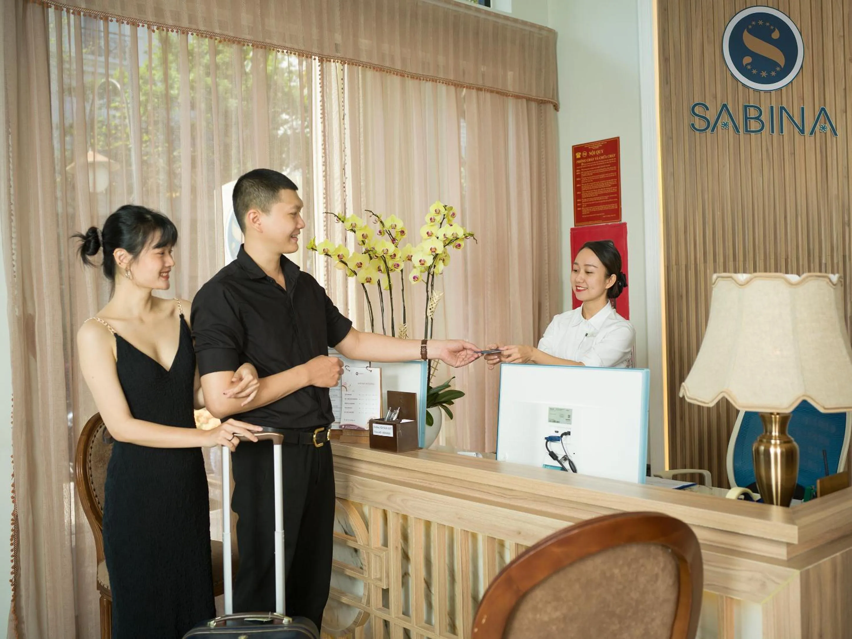 Lobby or reception in Sabina Boutique Hotel 3