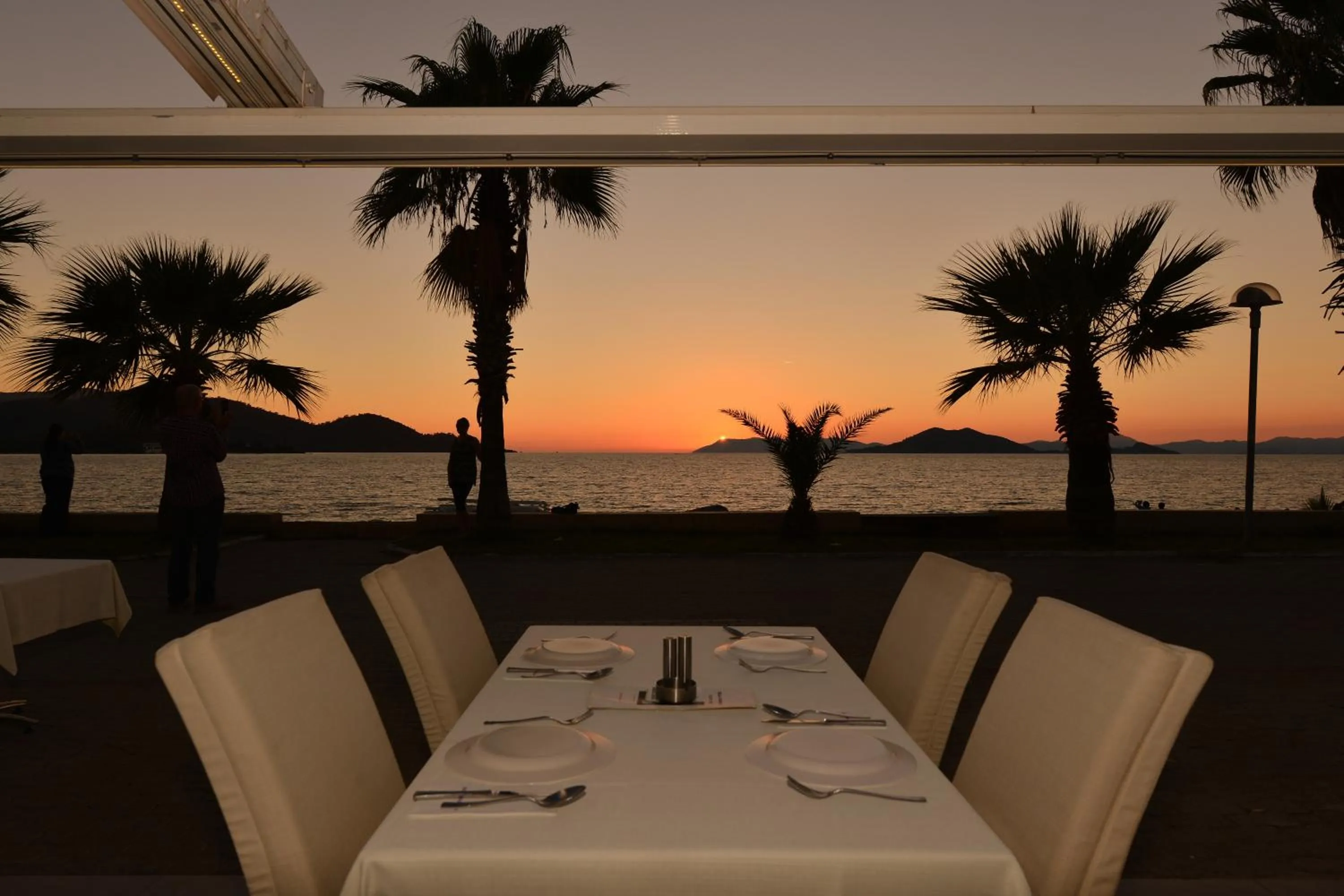 Restaurant/places to eat in Hotel Delta