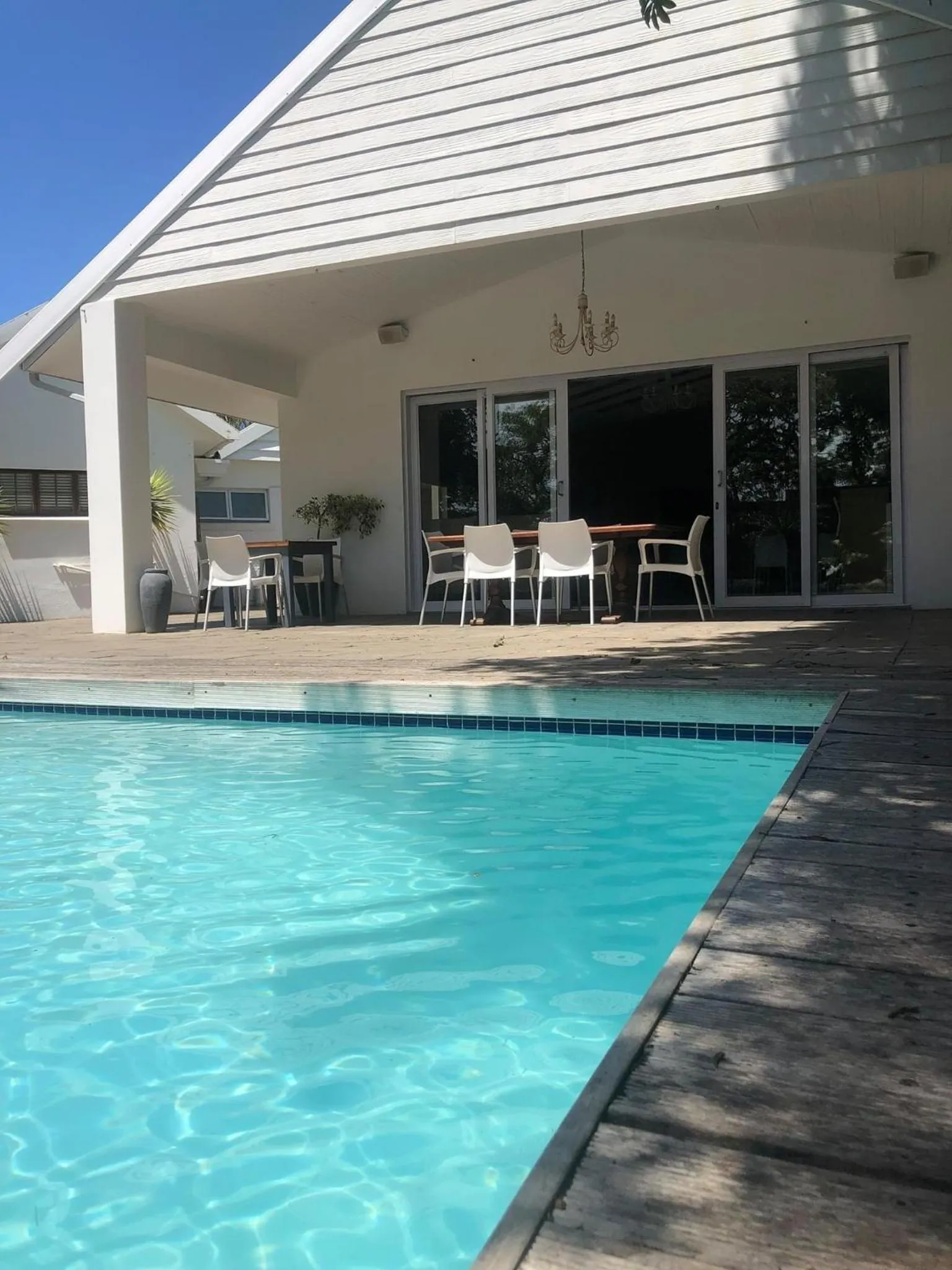 Swimming pool in Bunkers Inn Guesthouse