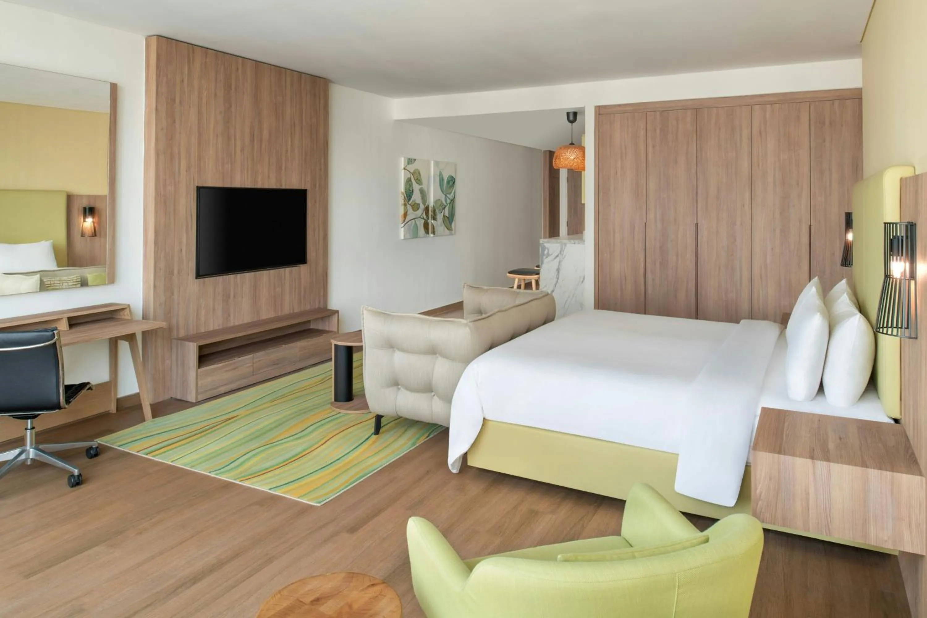 Photo of the whole room, Bed in Element by Westin City Center Doha