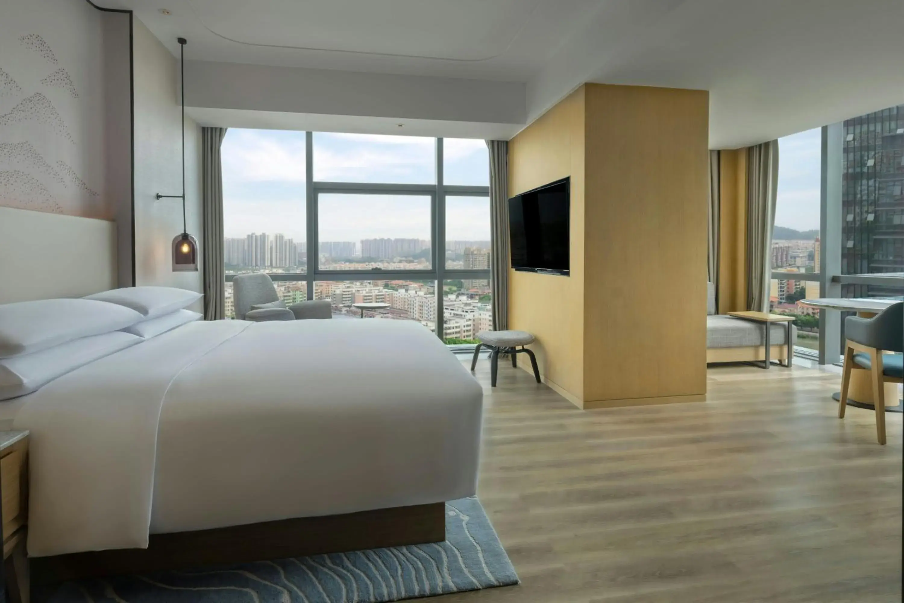 One-Bedroom Deluxe King Suite with City View in Courtyard by Marriott Foshan Gaoming One-Bedroom Deluxe King Suite with City View in Courtyard by Marriott Foshan Gaoming