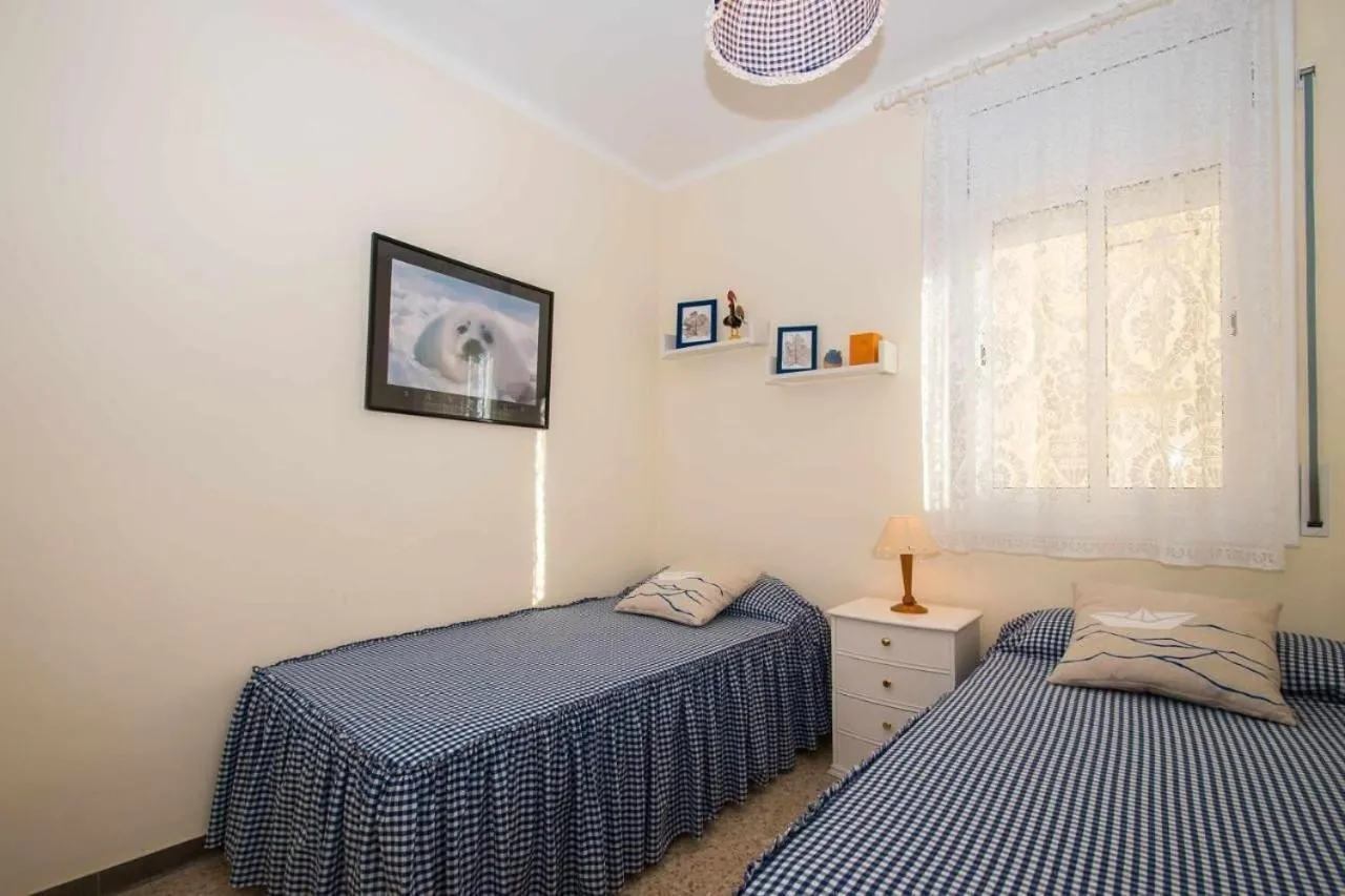Property building, Bed in Maresme Beach Apartment