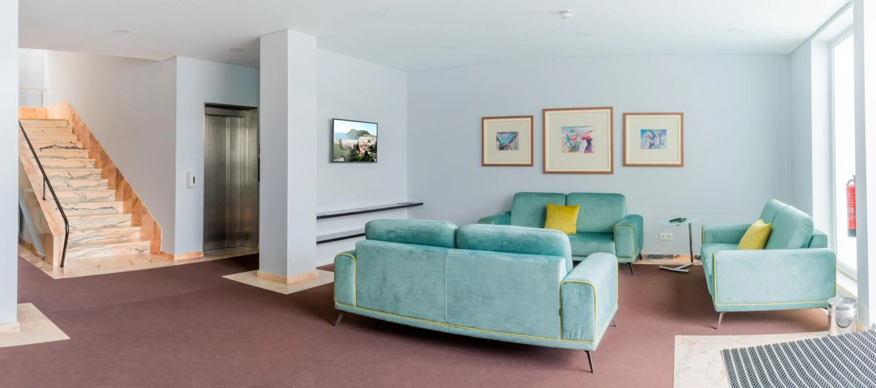 Living room in Hotel Monte Brasil