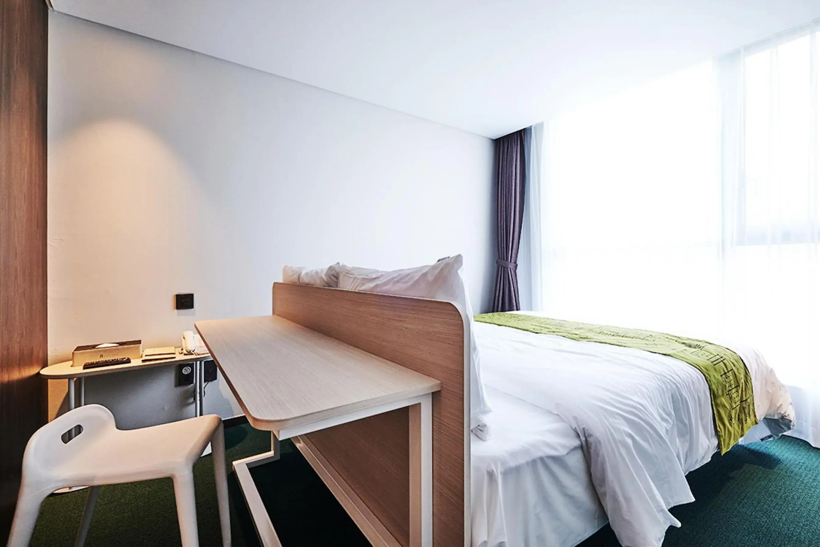 Bed in Jeju Pureun Hotel Bed in Jeju Pureun Hotel