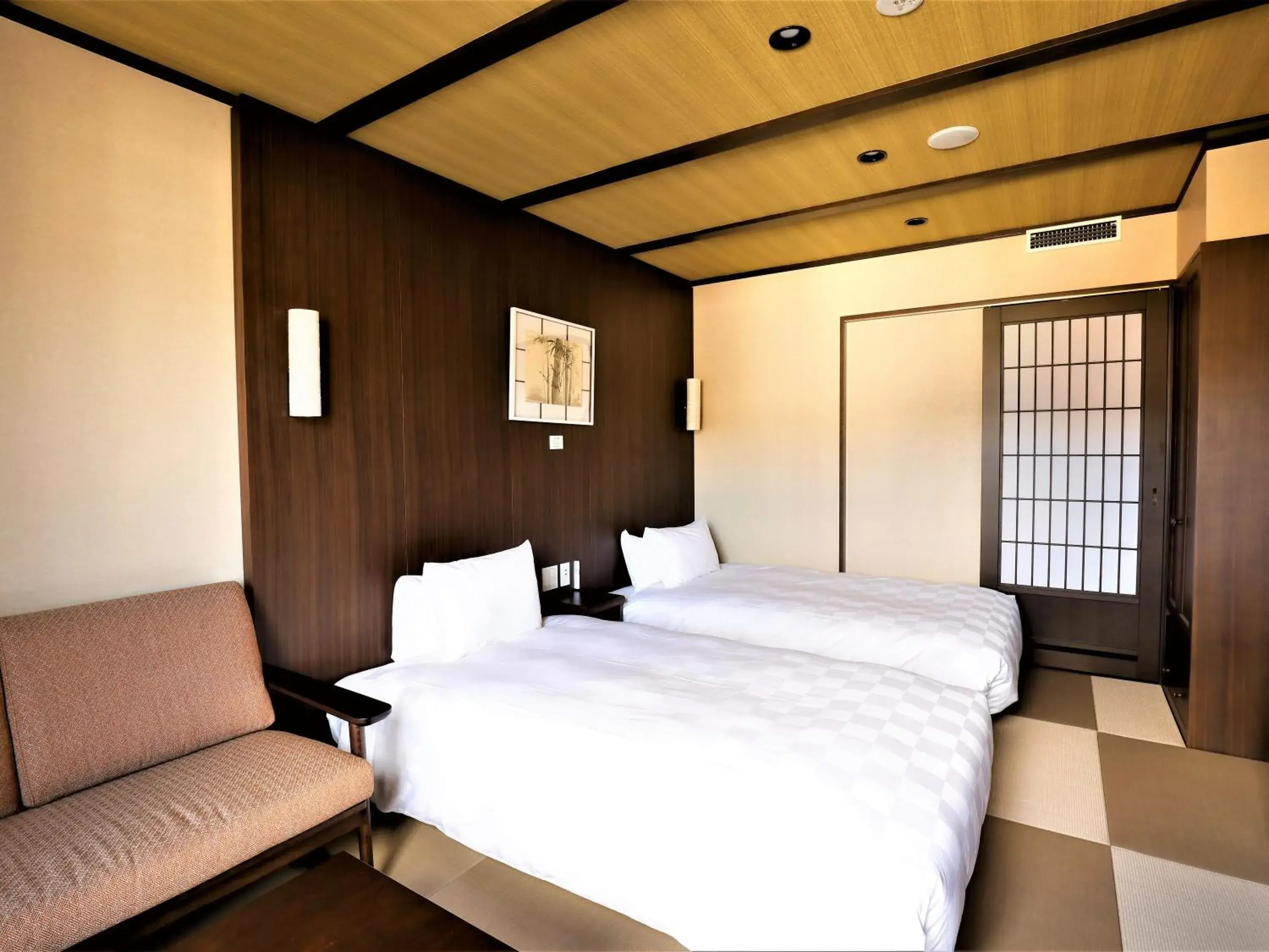 Japanese Style Standard Twin Room - single occupancy in Hotel Morinokaze Hakone Sengokuhara Japanese Style Standard Twin Room - single occupancy in Hotel Morinokaze Hakone Sengokuhara