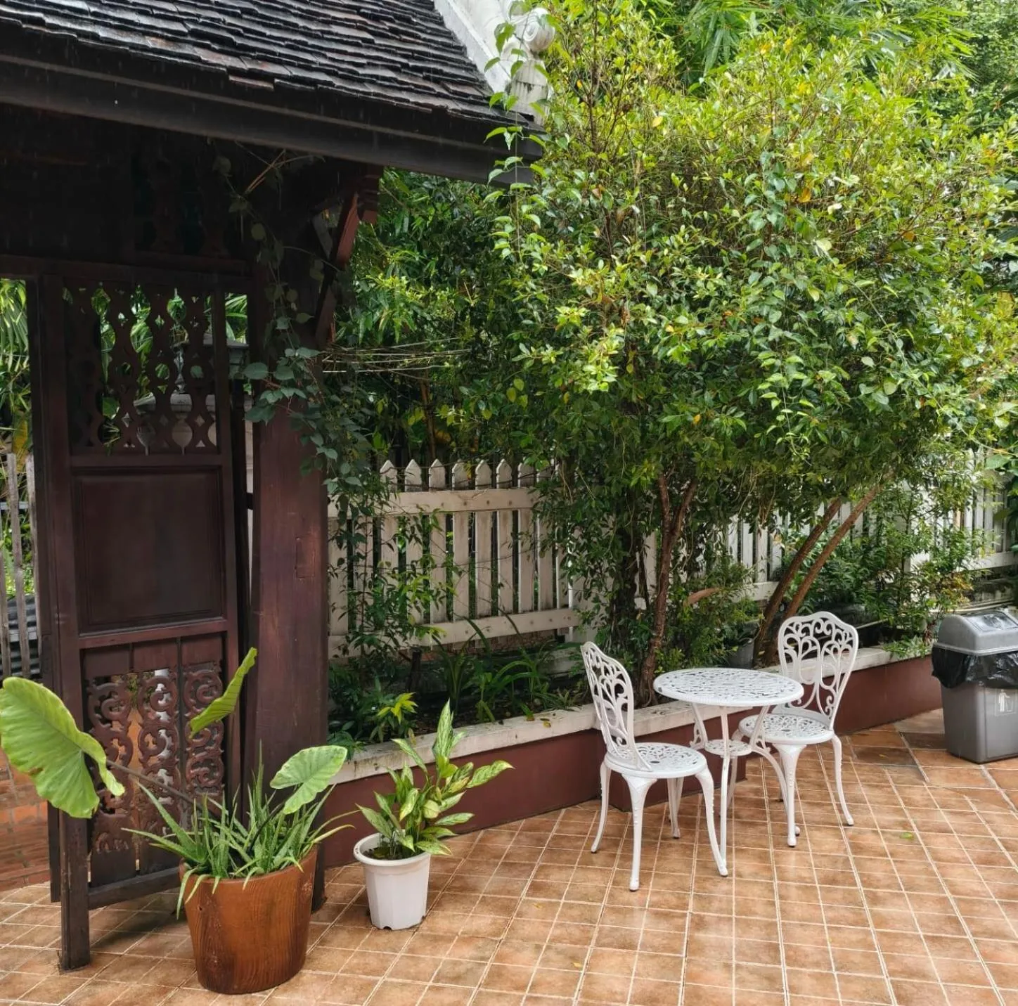 Children play ground in Ananta Hotel Luangprabang