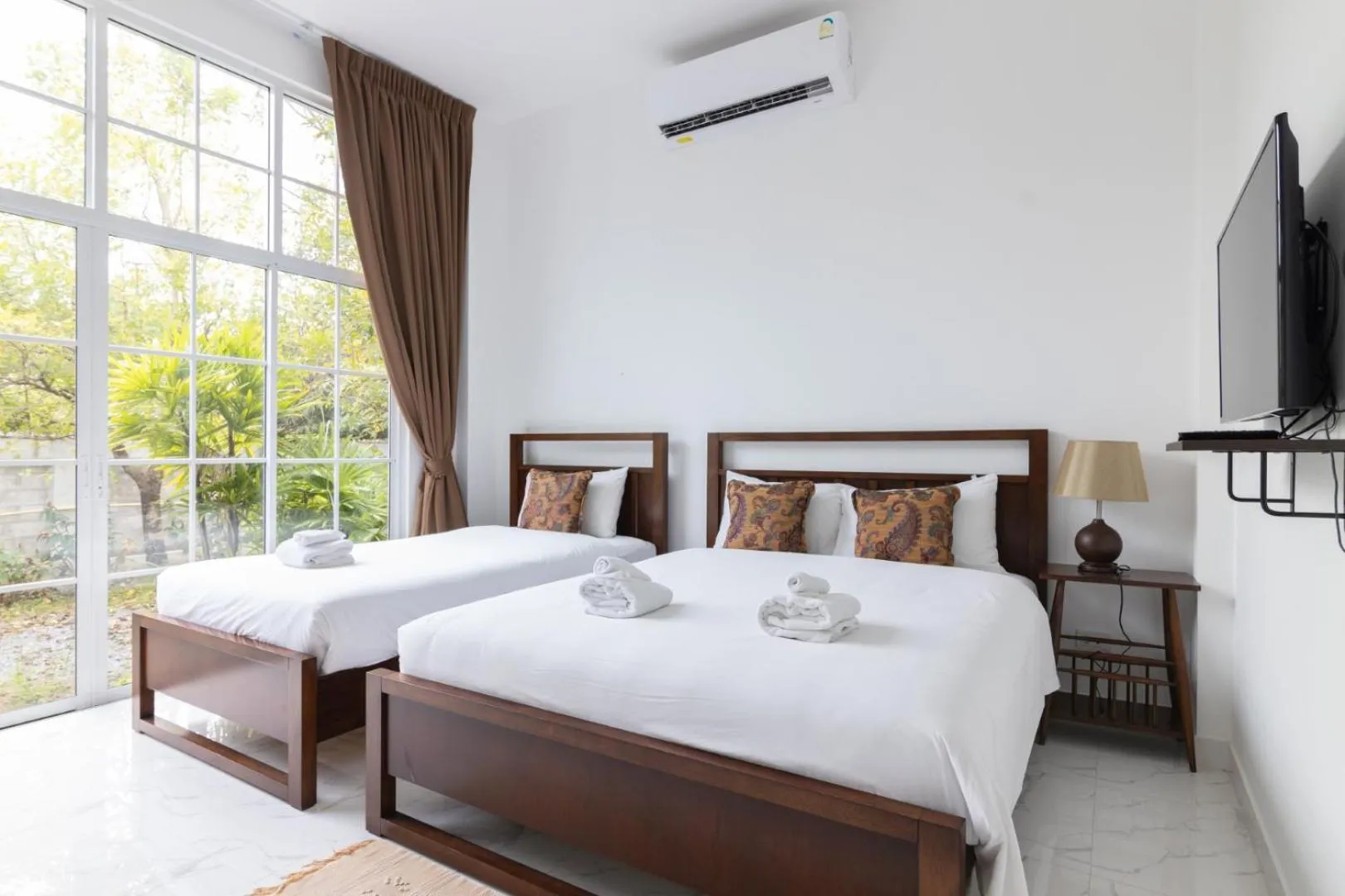 Bedroom, Bed in Utapao sattahip rayong resort