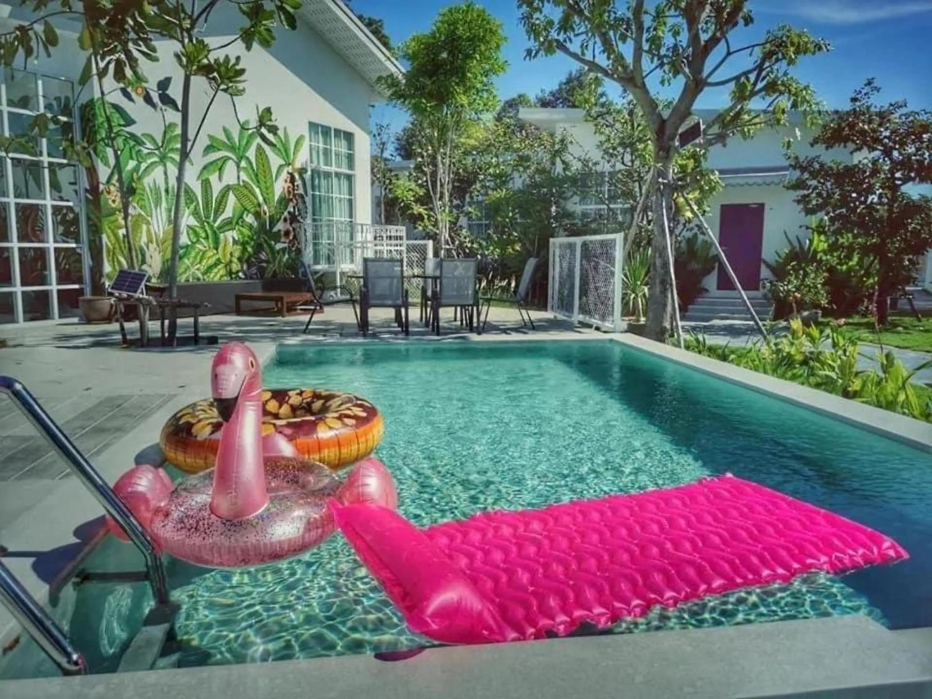 Swimming pool in Utapao sattahip rayong resort