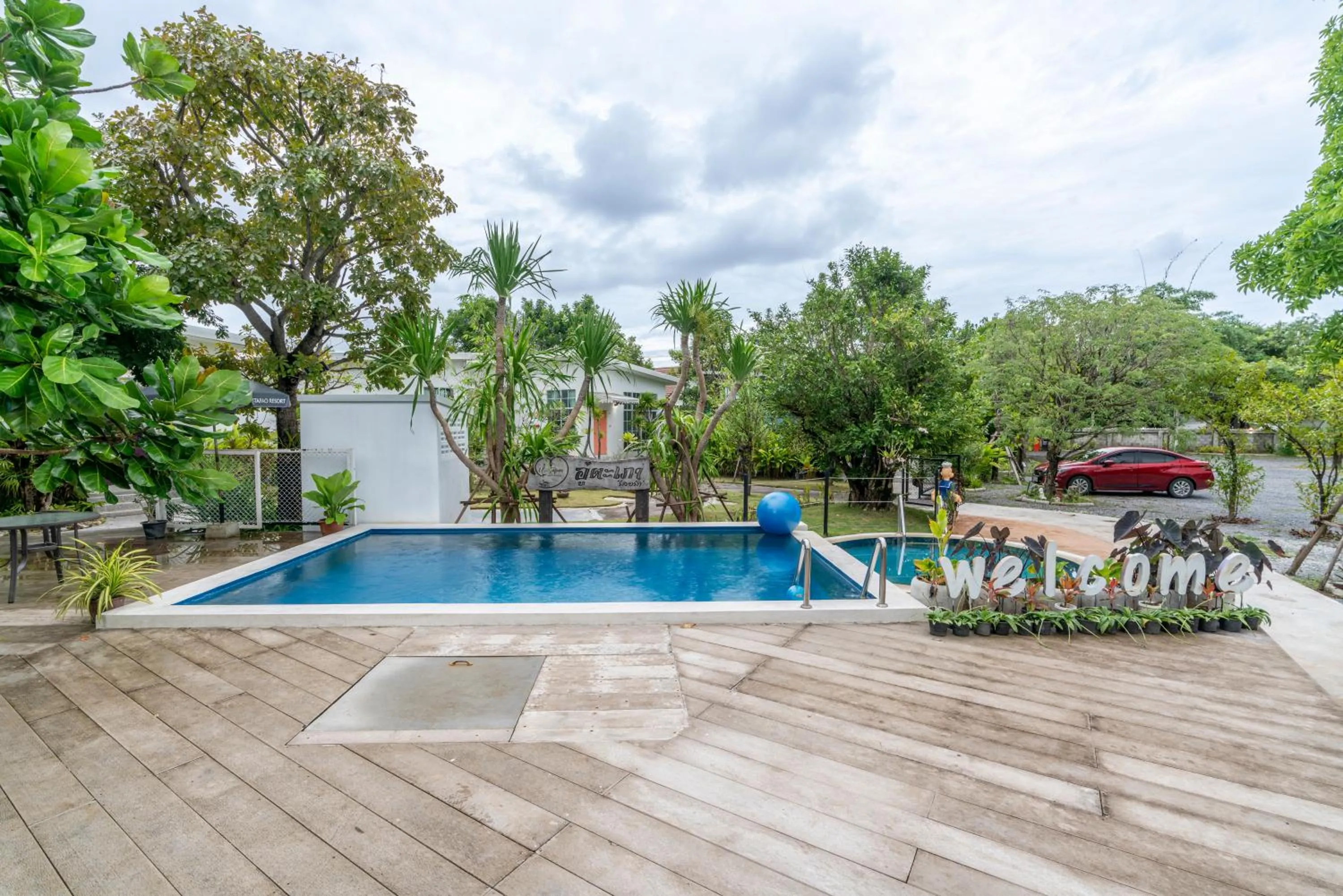 Swimming pool in Utapao sattahip rayong resort
