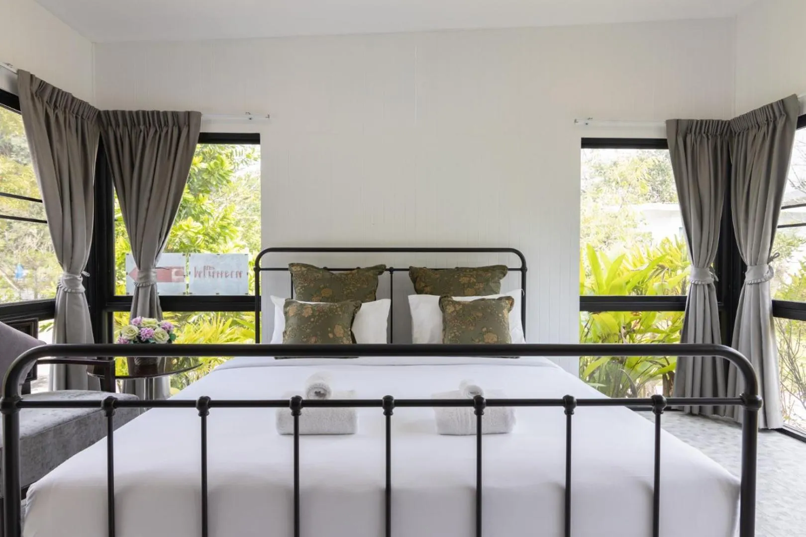 Bedroom, Bed in Utapao sattahip rayong resort