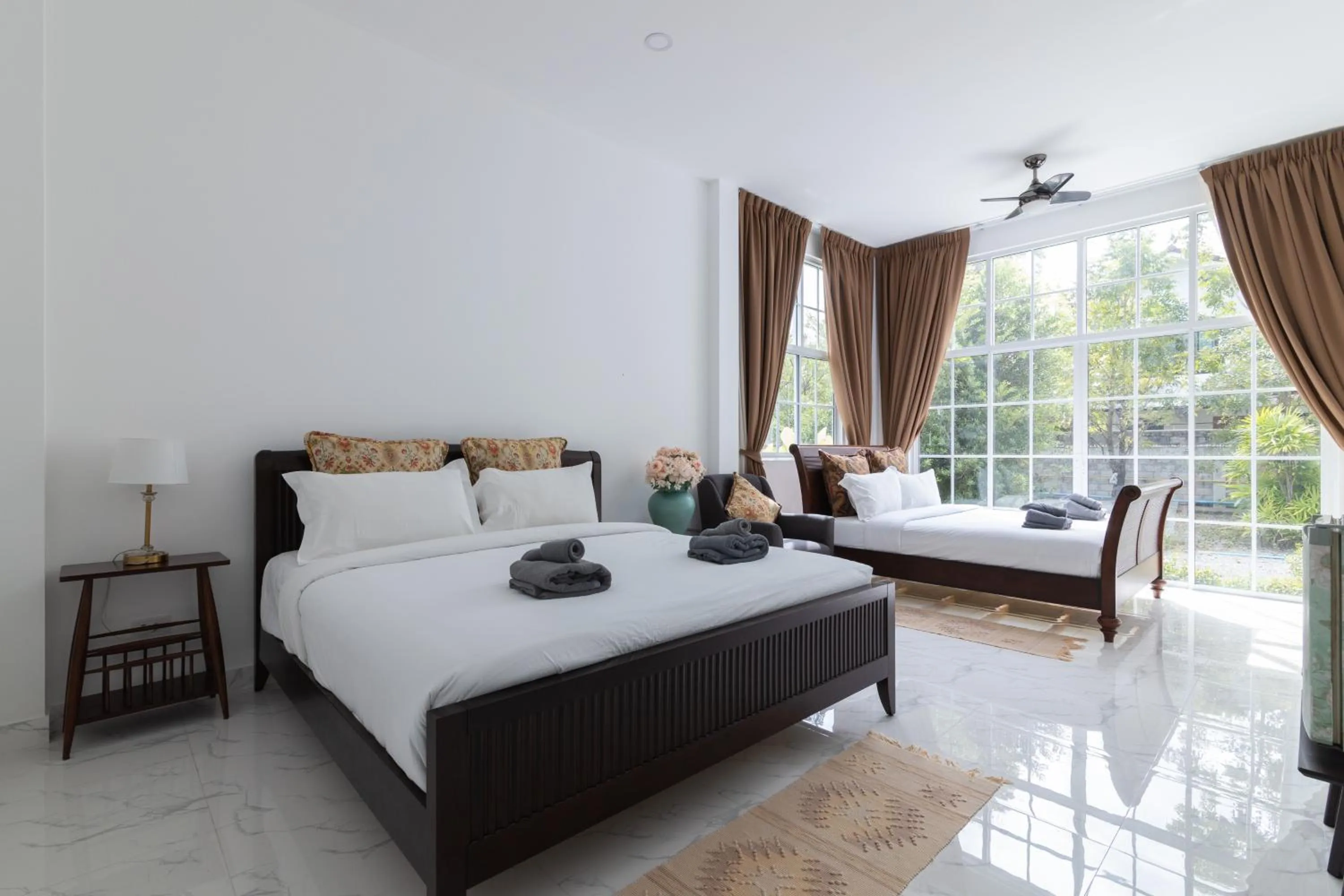 Bed in Utapao sattahip rayong resort