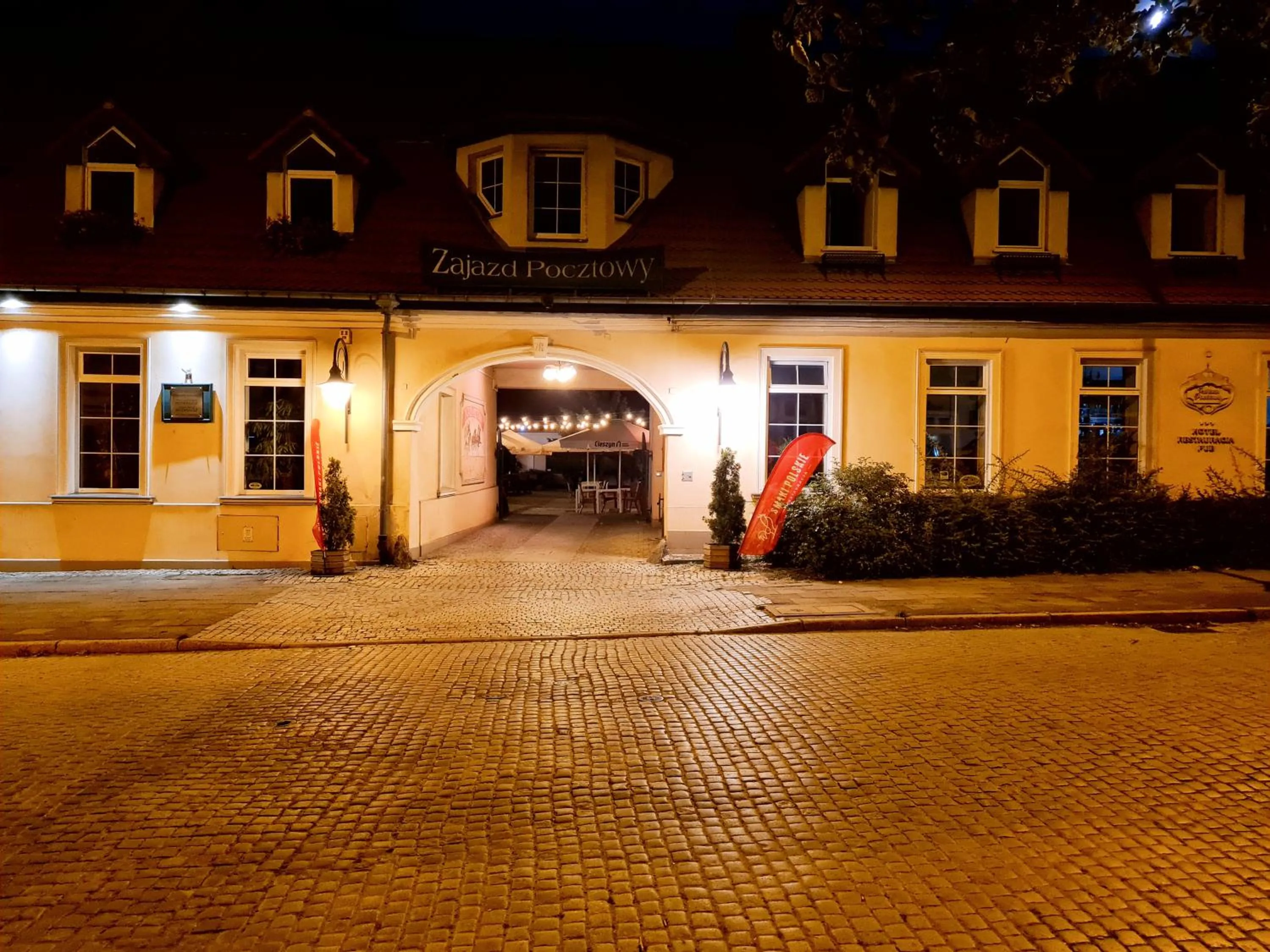 Property building in Hotel Zajazd Kultury, dawniej Pocztowy