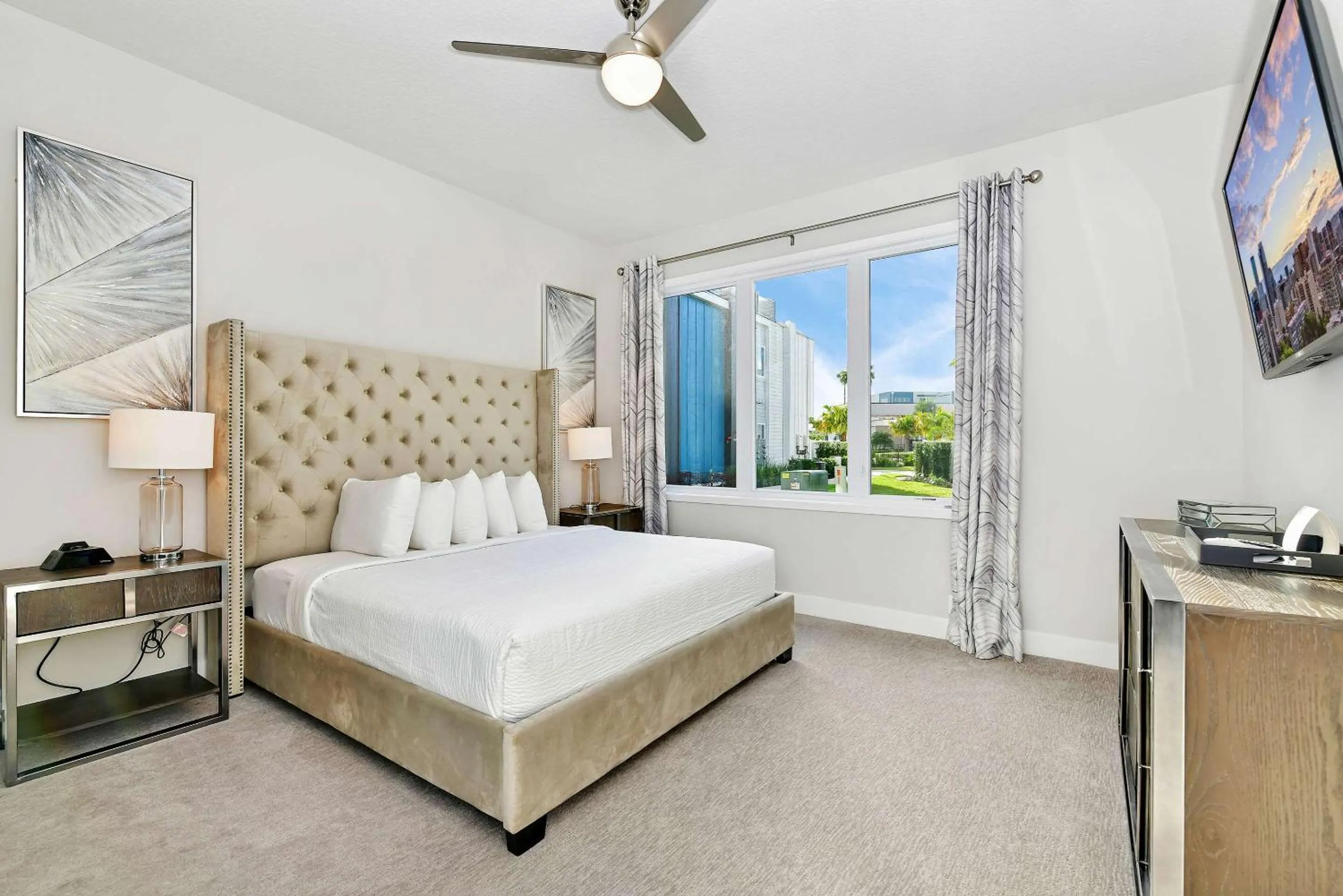 Bedroom, Bed in Spectrum Resort Villas Orlando and Waterparks