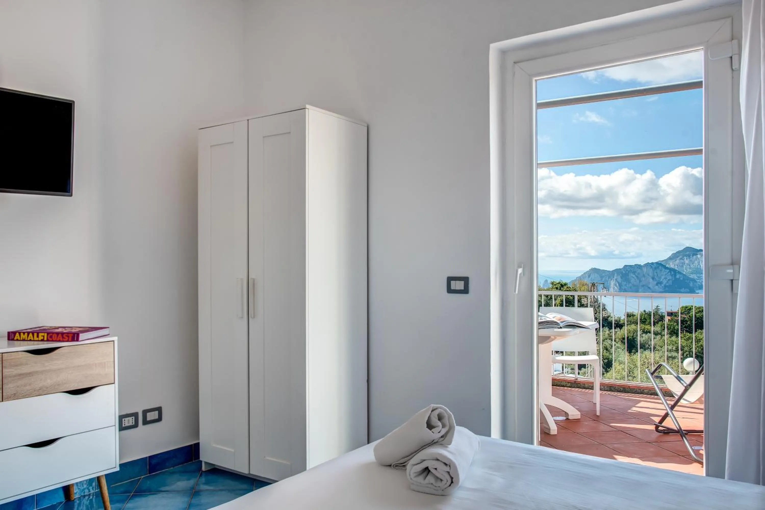 Bed in Gocce Di Capri Resort