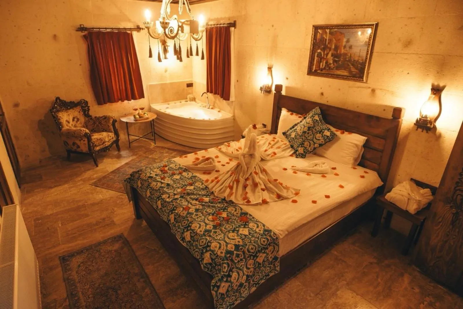 Photo of the whole room, Bed in Tale Cave İnn