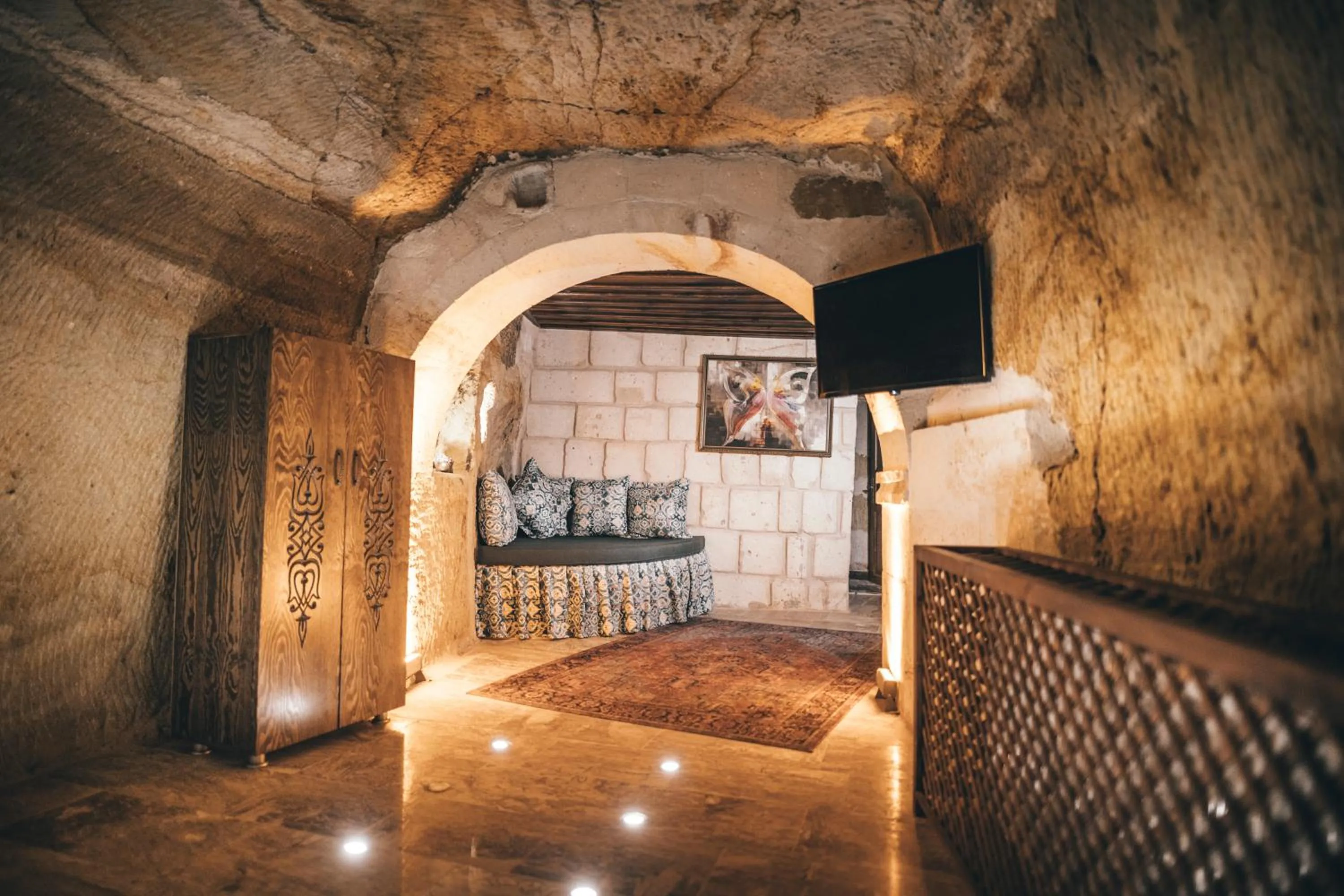 Kitchen or kitchenette in Tale Cave İnn