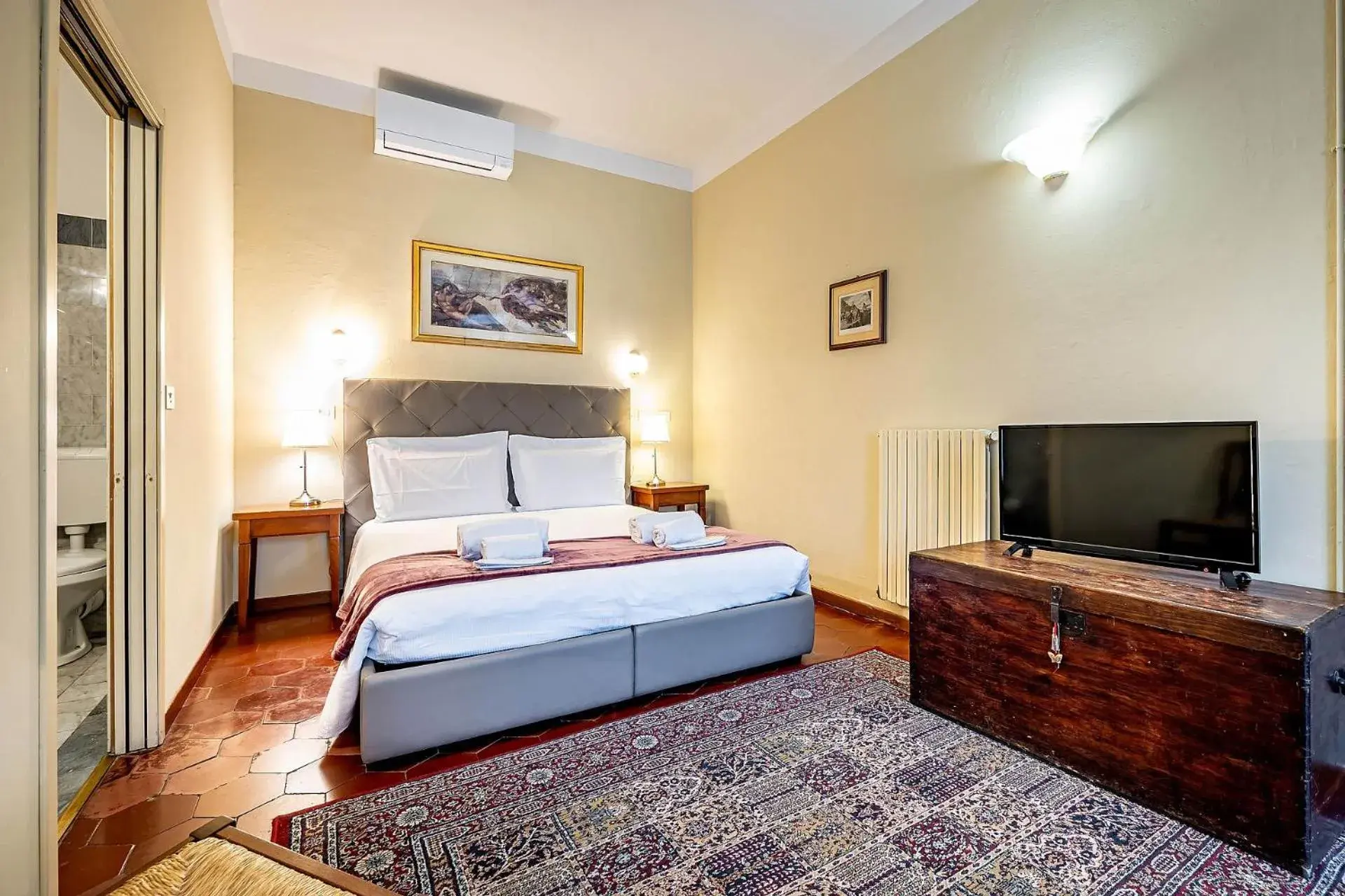 Bedroom, Bed in Bellevue House Affittacamere Bedroom, Bed in Bellevue House Affittacamere