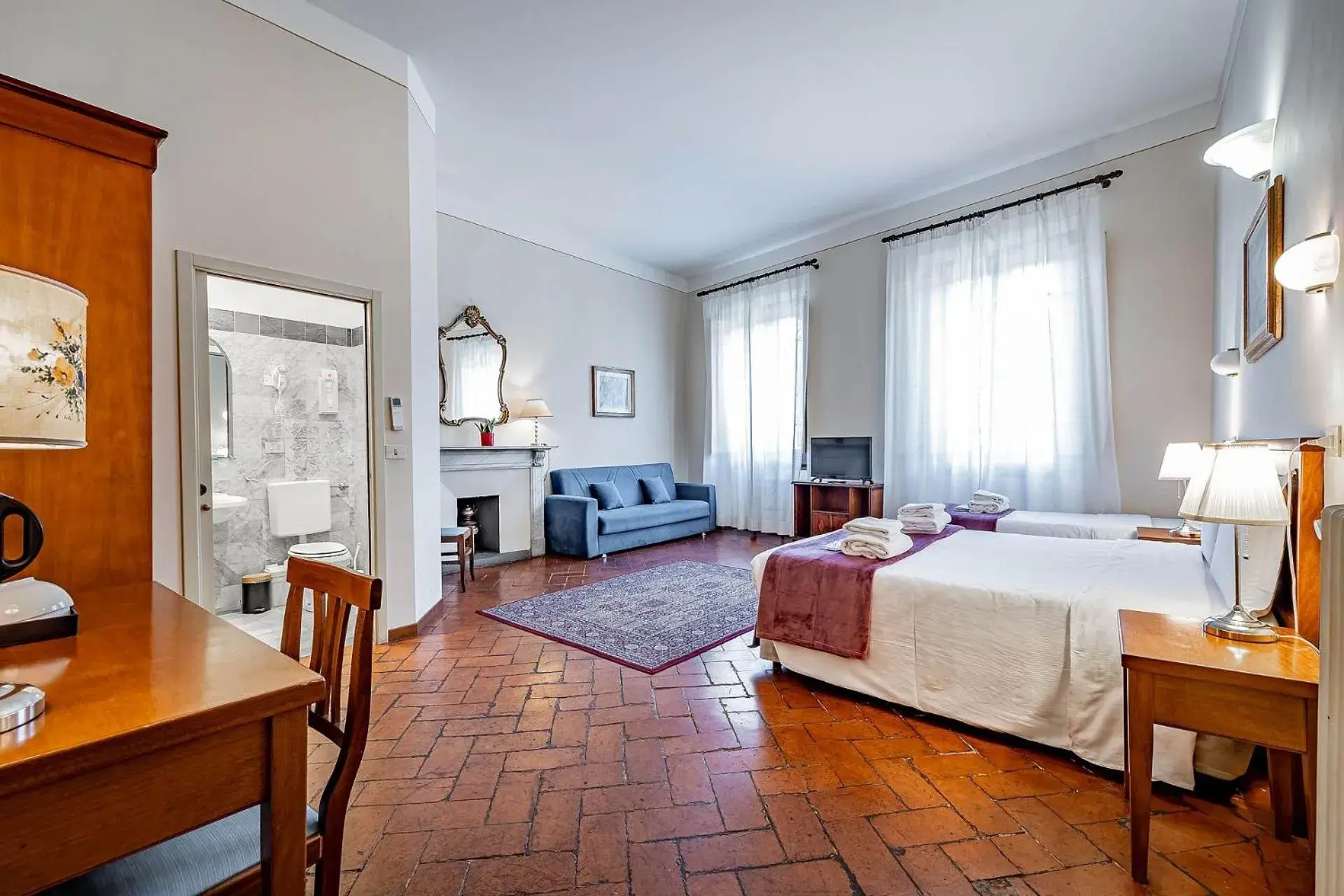 Bedroom, Bed in Bellevue House Affittacamere Bedroom, Bed in Bellevue House Affittacamere