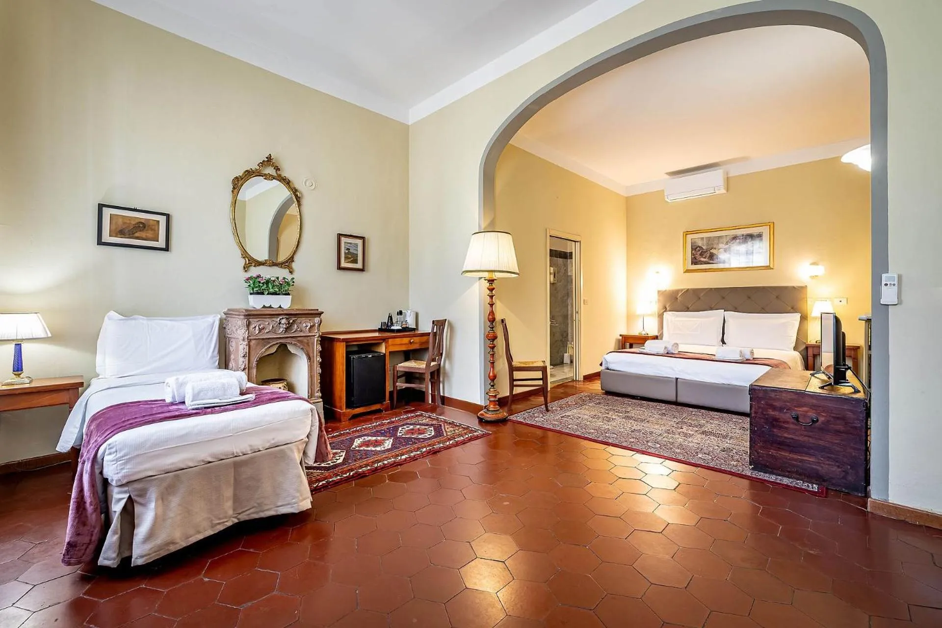 Bedroom, Bed in Bellevue House Affittacamere