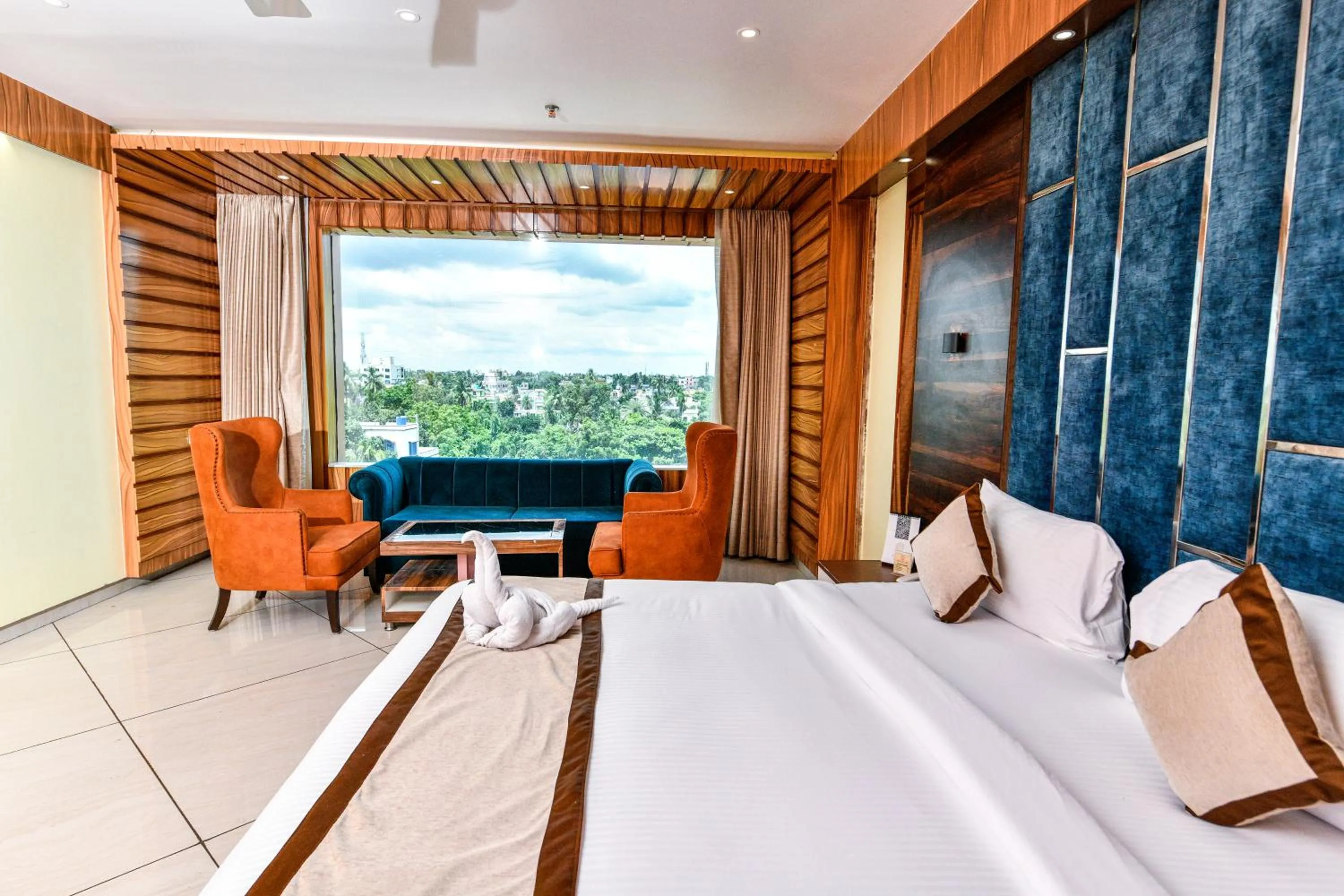 View (from property/room), Bed in Hotel RJ