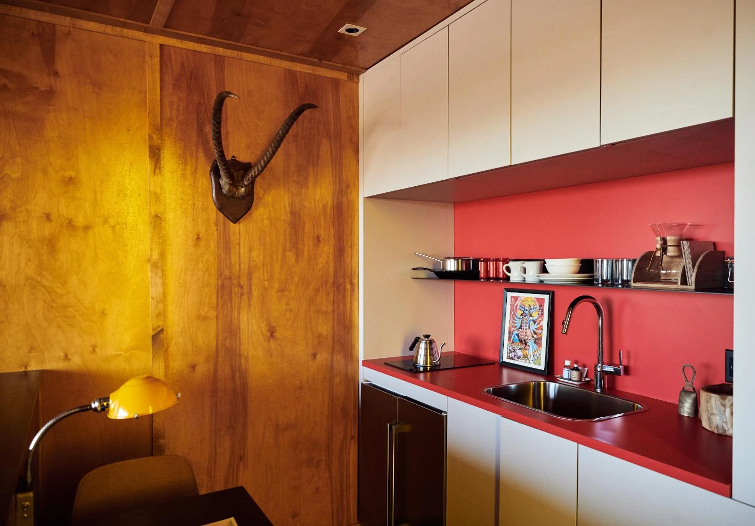 Coffee/tea facilities in El Cosmico