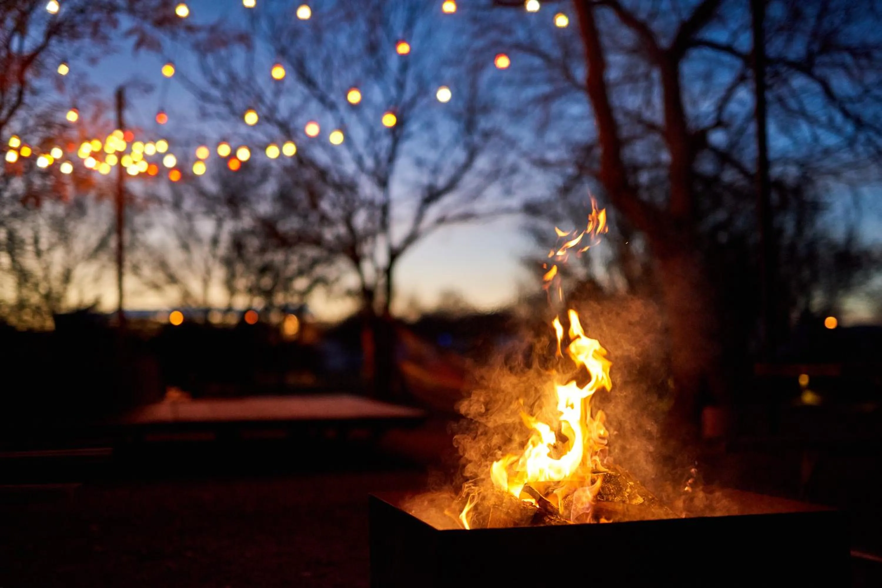 BBQ facilities in El Cosmico