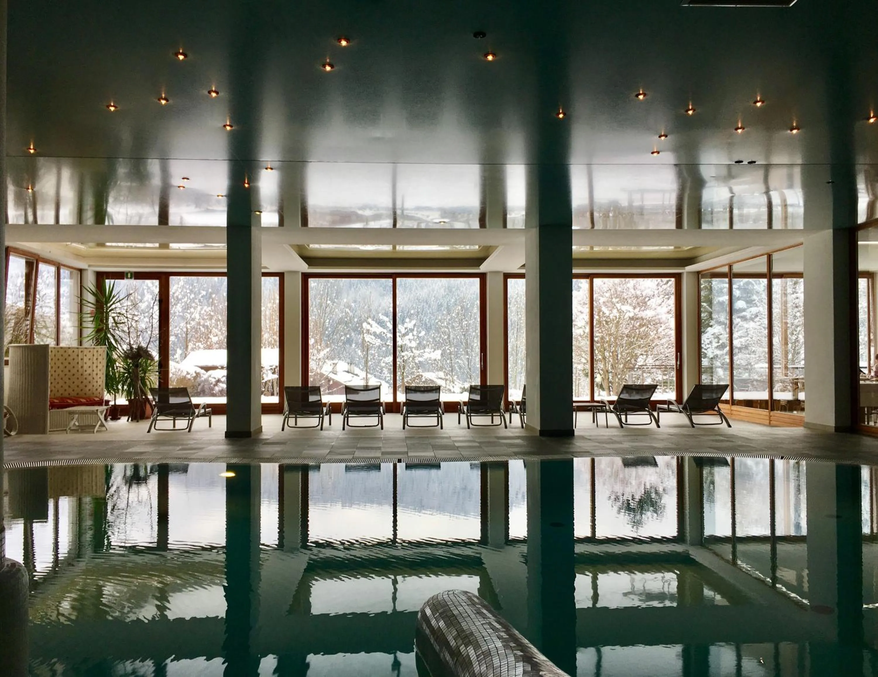 Swimming pool in Parkhotel Ladinia