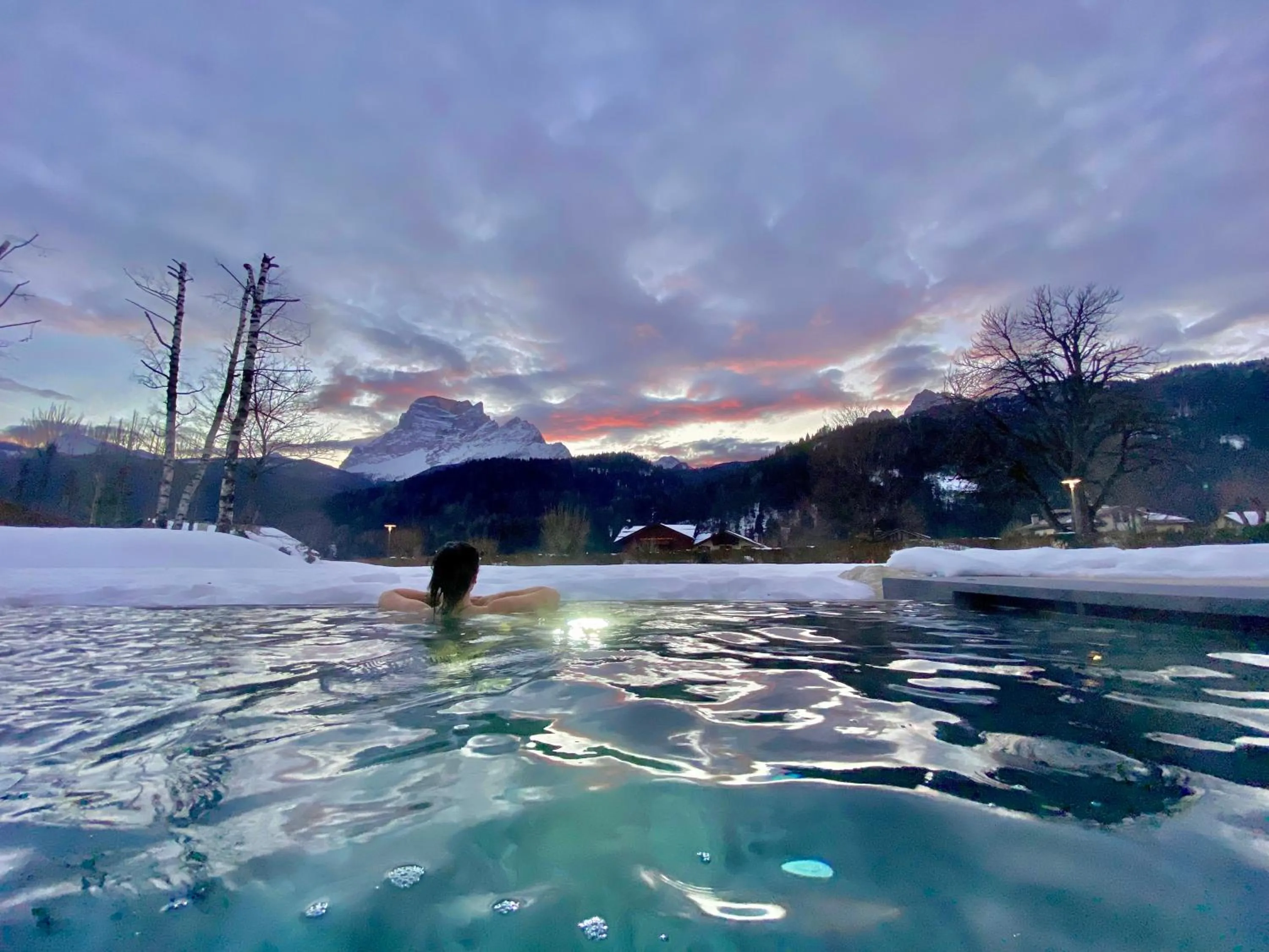 Swimming pool in Parkhotel Ladinia