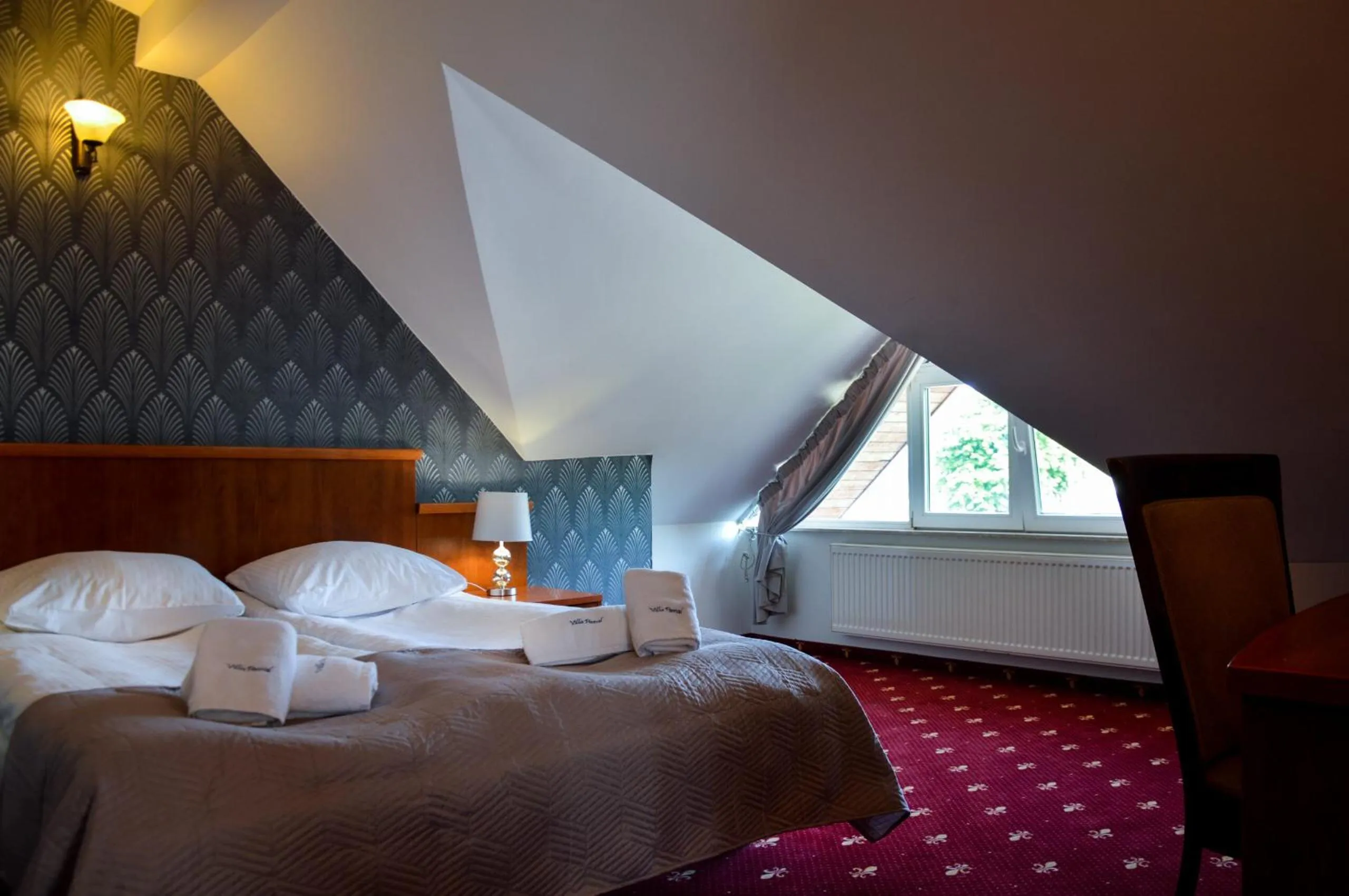 Bedroom, Bed in Villa Pascal