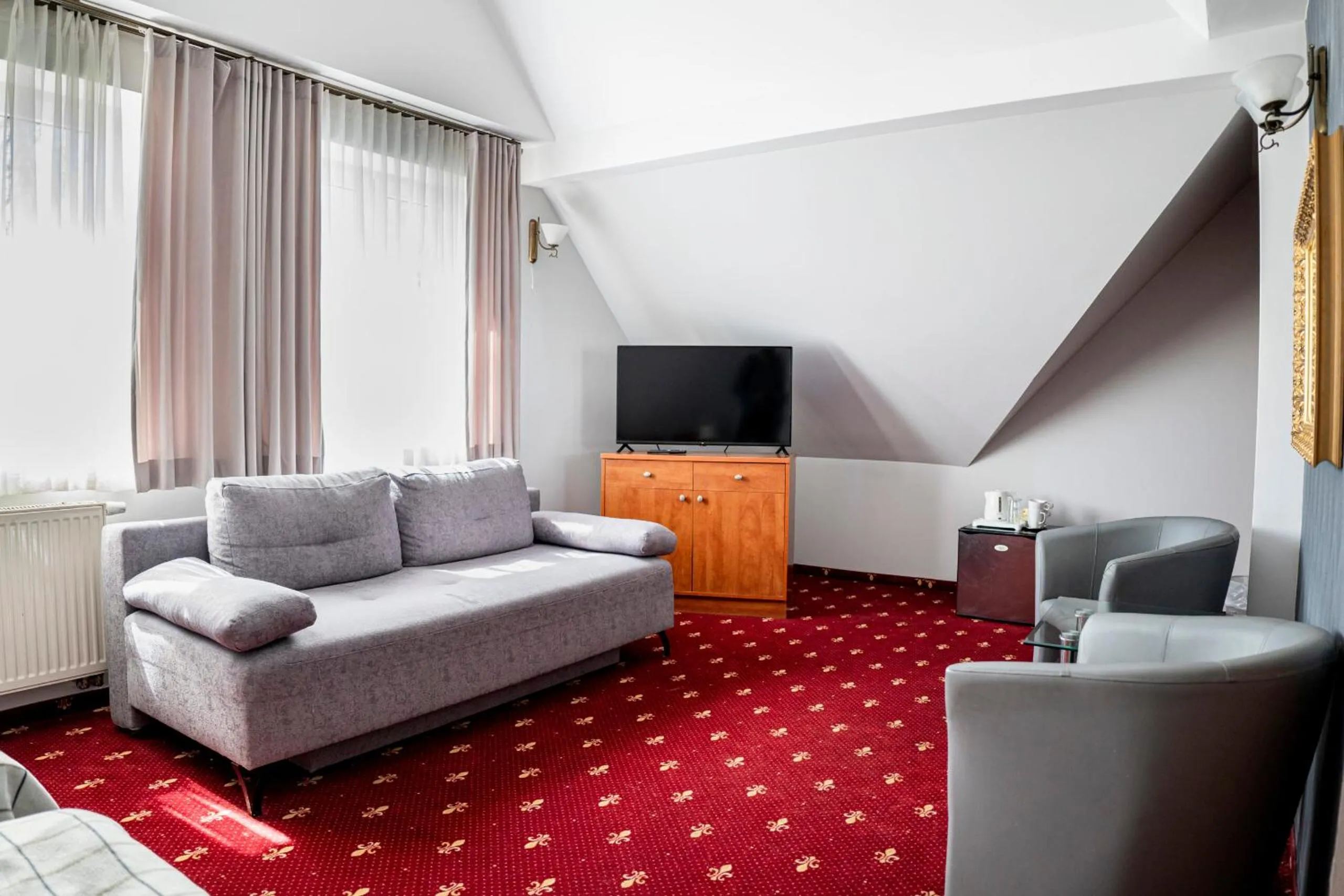 Seating area in Villa Pascal