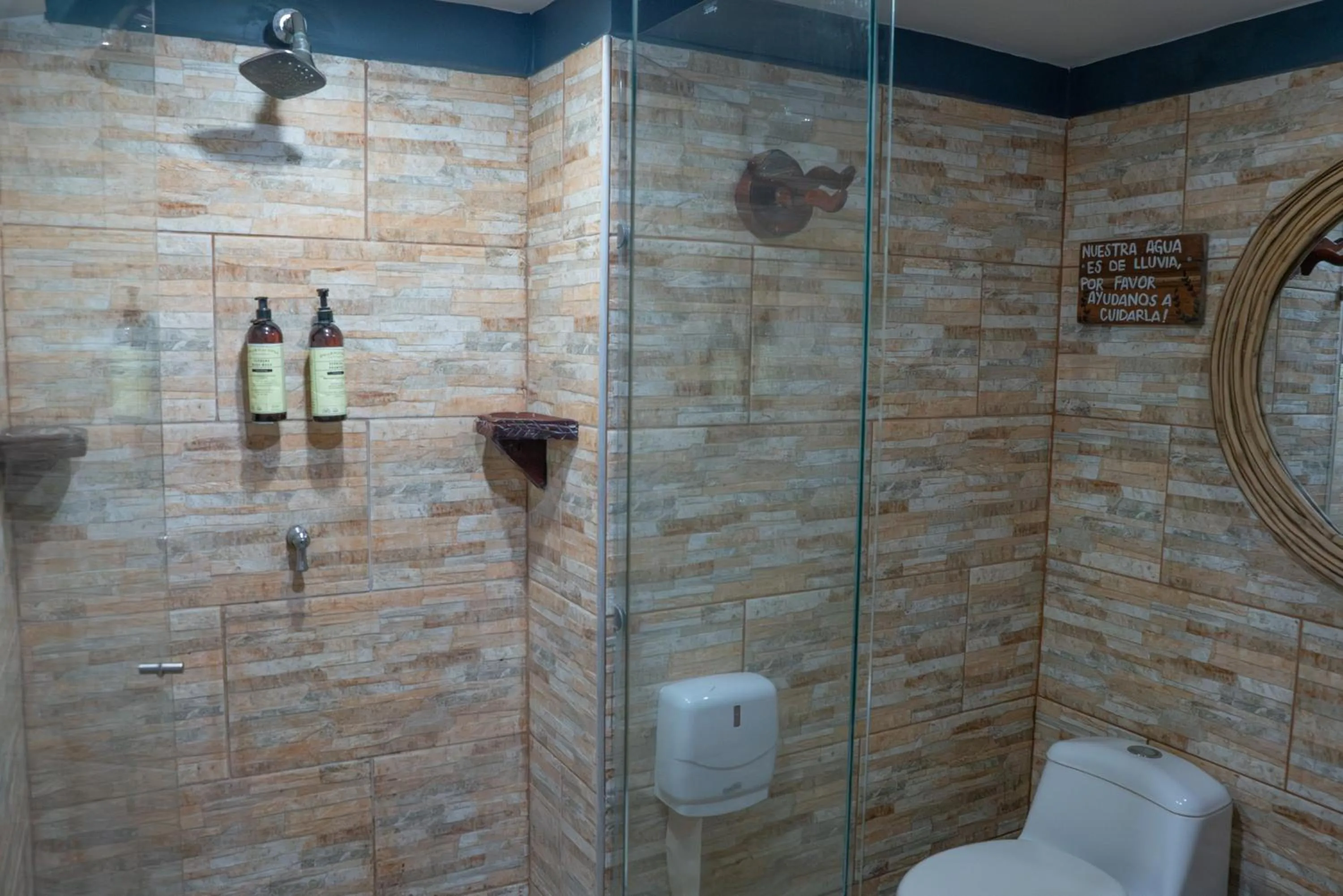 Shower in La Playita Isla Fuerte