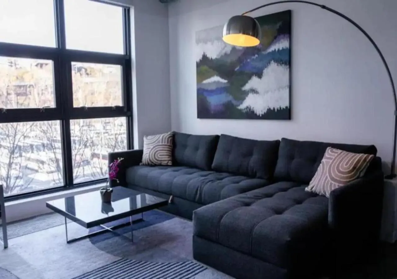 Living room in Dharma Home Suites Hoboken