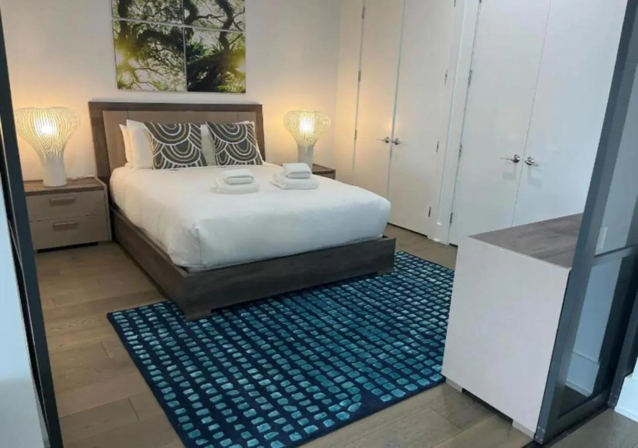 Bedroom, Bed in Dharma Home Suites Hoboken