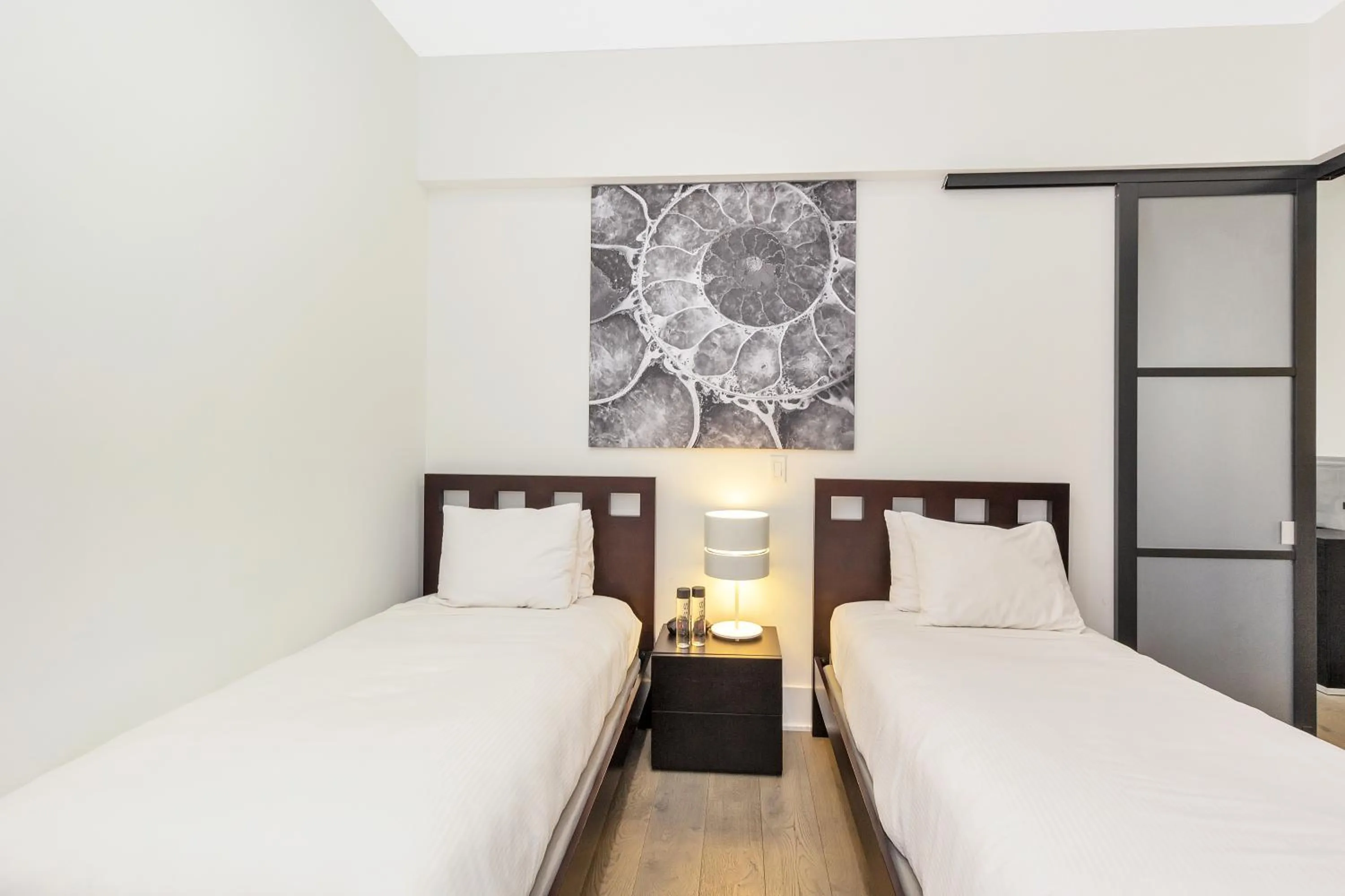 Bedroom, Bed in Dharma Home Suites Hoboken