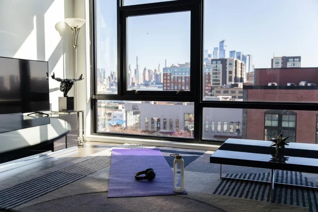 Living room in Dharma Home Suites Hoboken