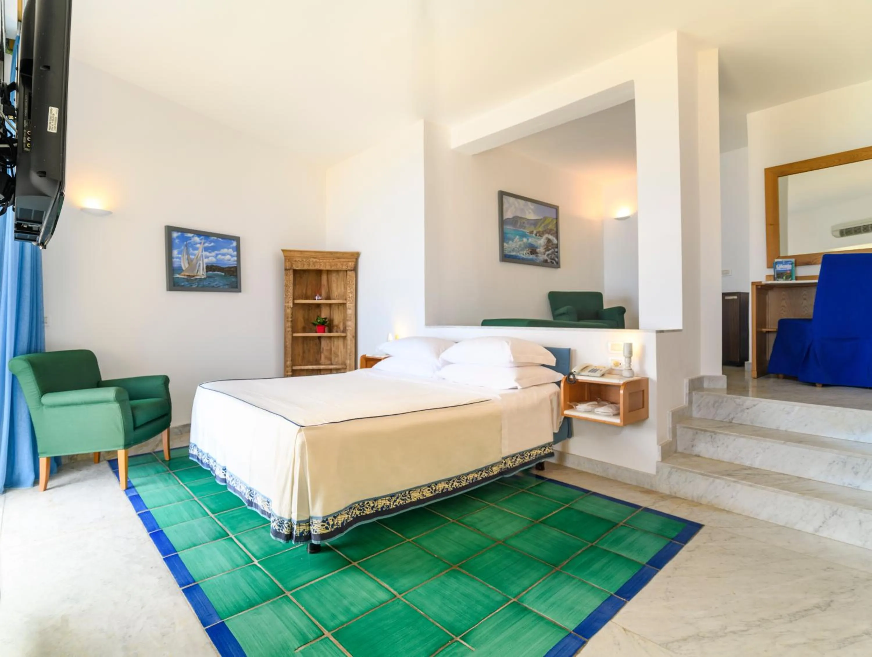 Bedroom, Bed in Grand Hotel San Pietro