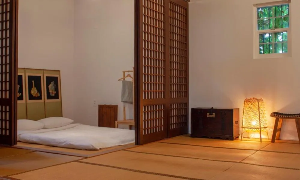 Bed in HotelArrive Jeonju Sihwayeonpung