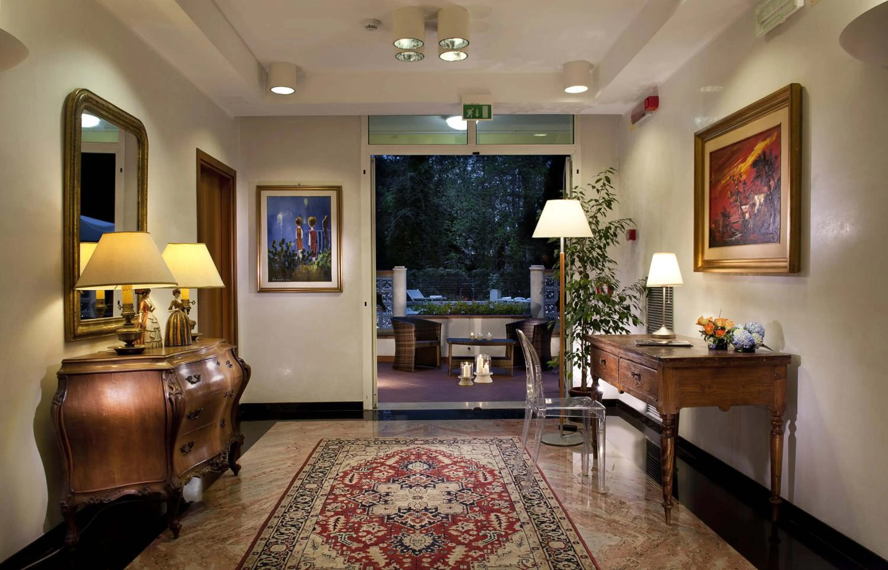 Garden view in Astoria Suite Hotel