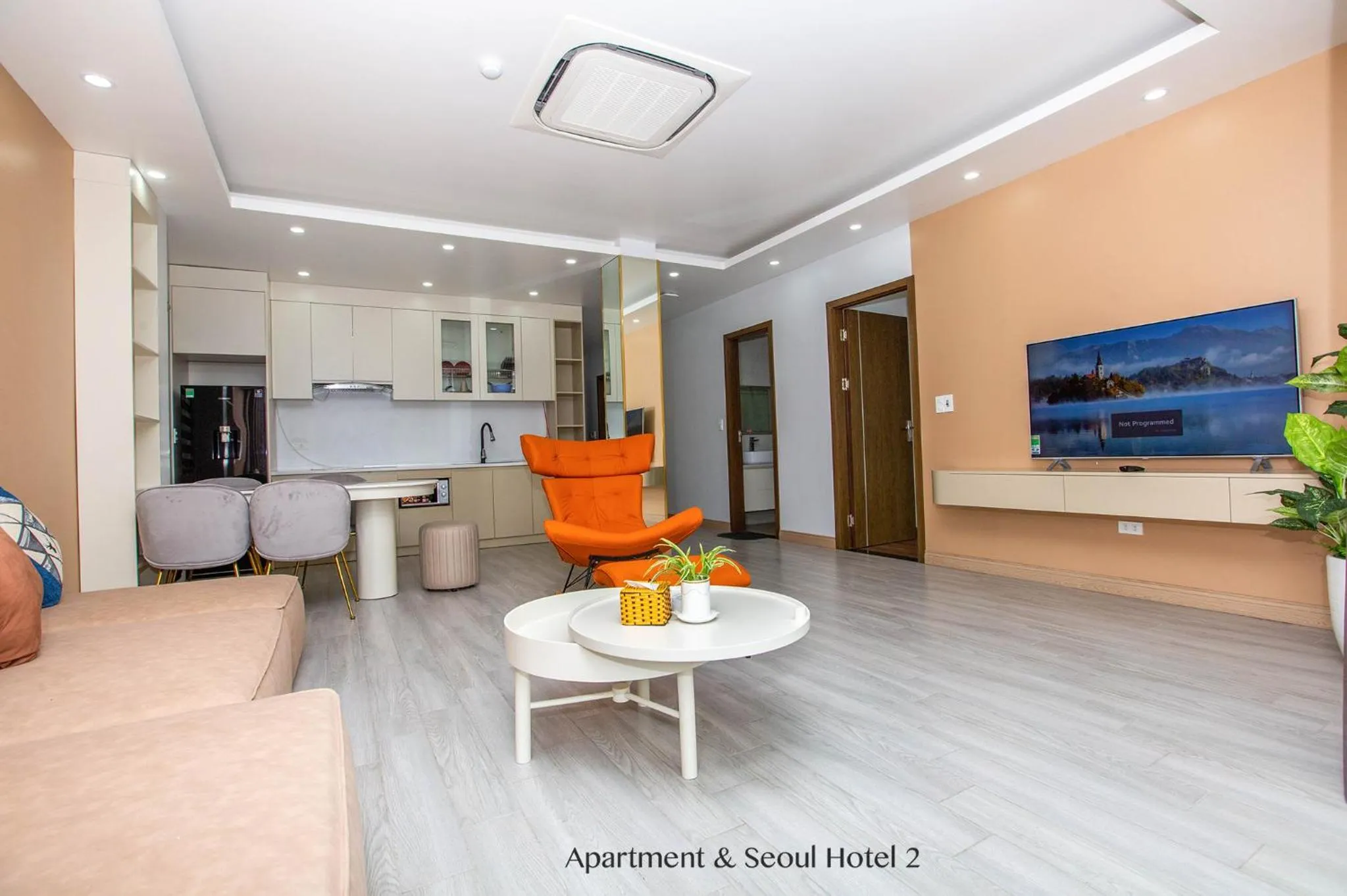 Living room in Cat Ba Seoul 2 Hotel & Apartment