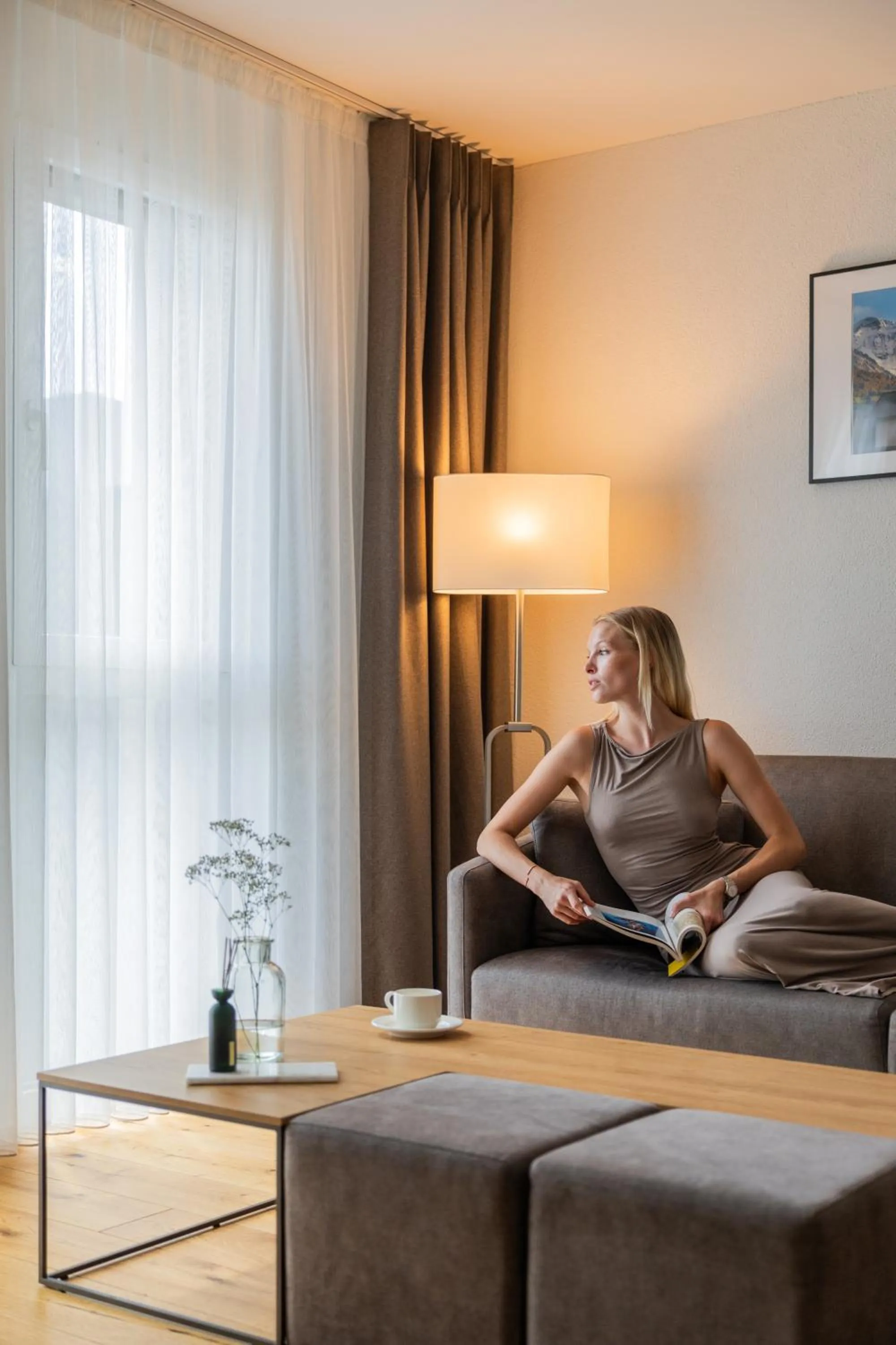 Living room in LMS - La Maison Suisse - Döttingen