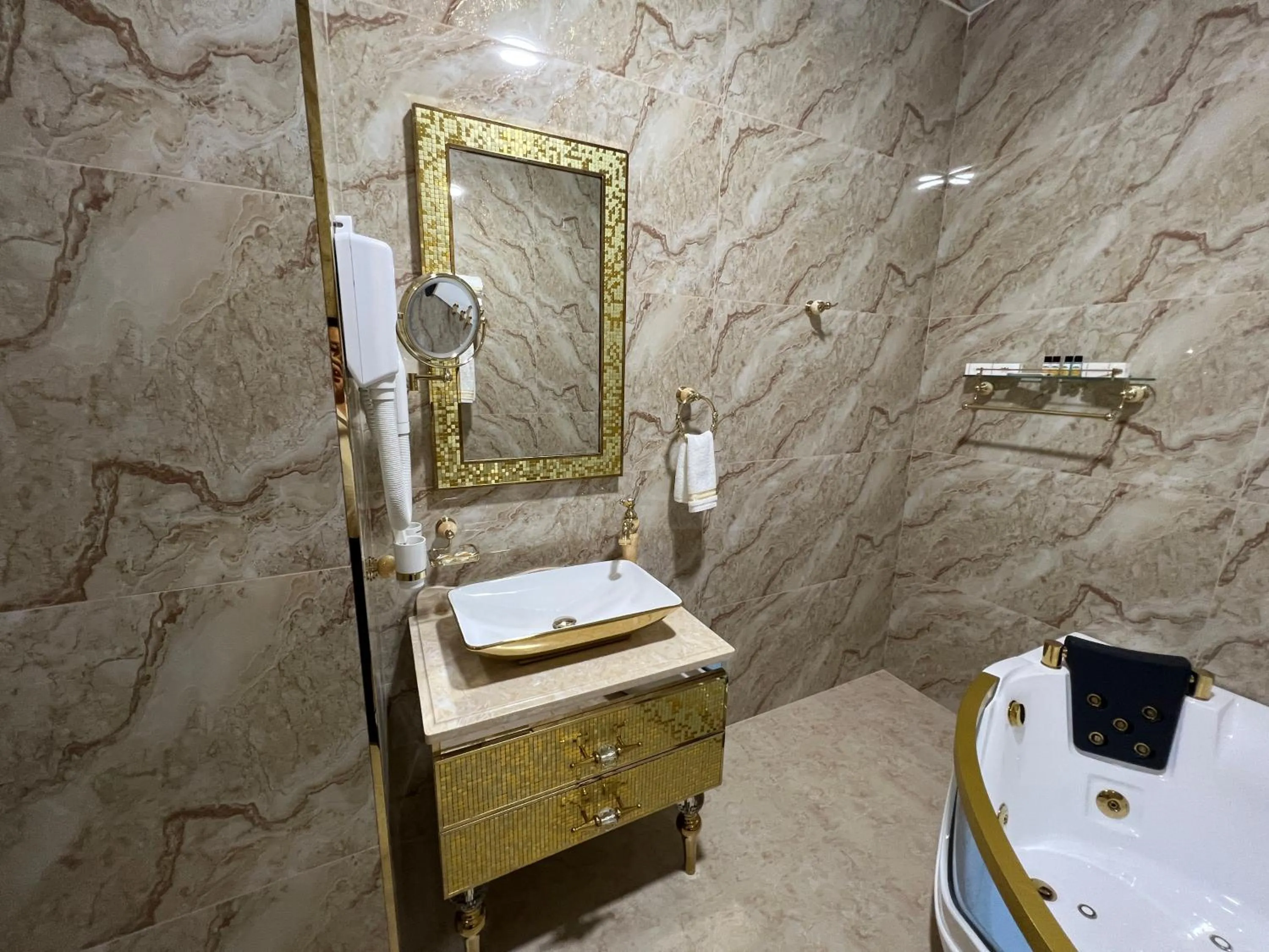 Bathroom in Golden Samarkand Hotel