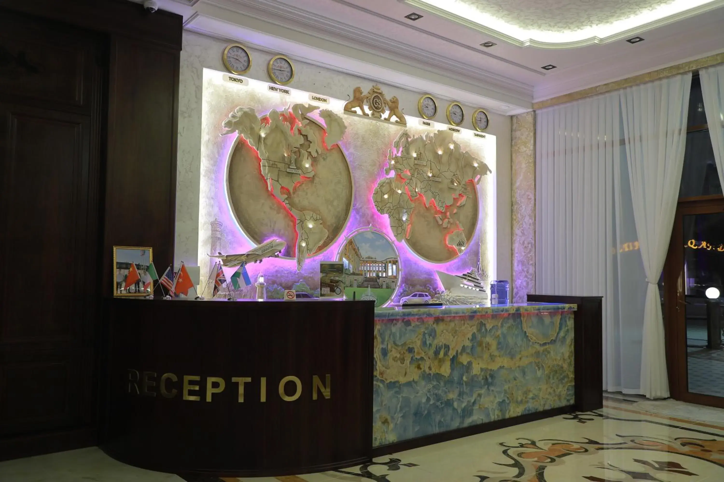 Lobby or reception in Golden Samarkand Hotel Lobby or reception in Golden Samarkand Hotel