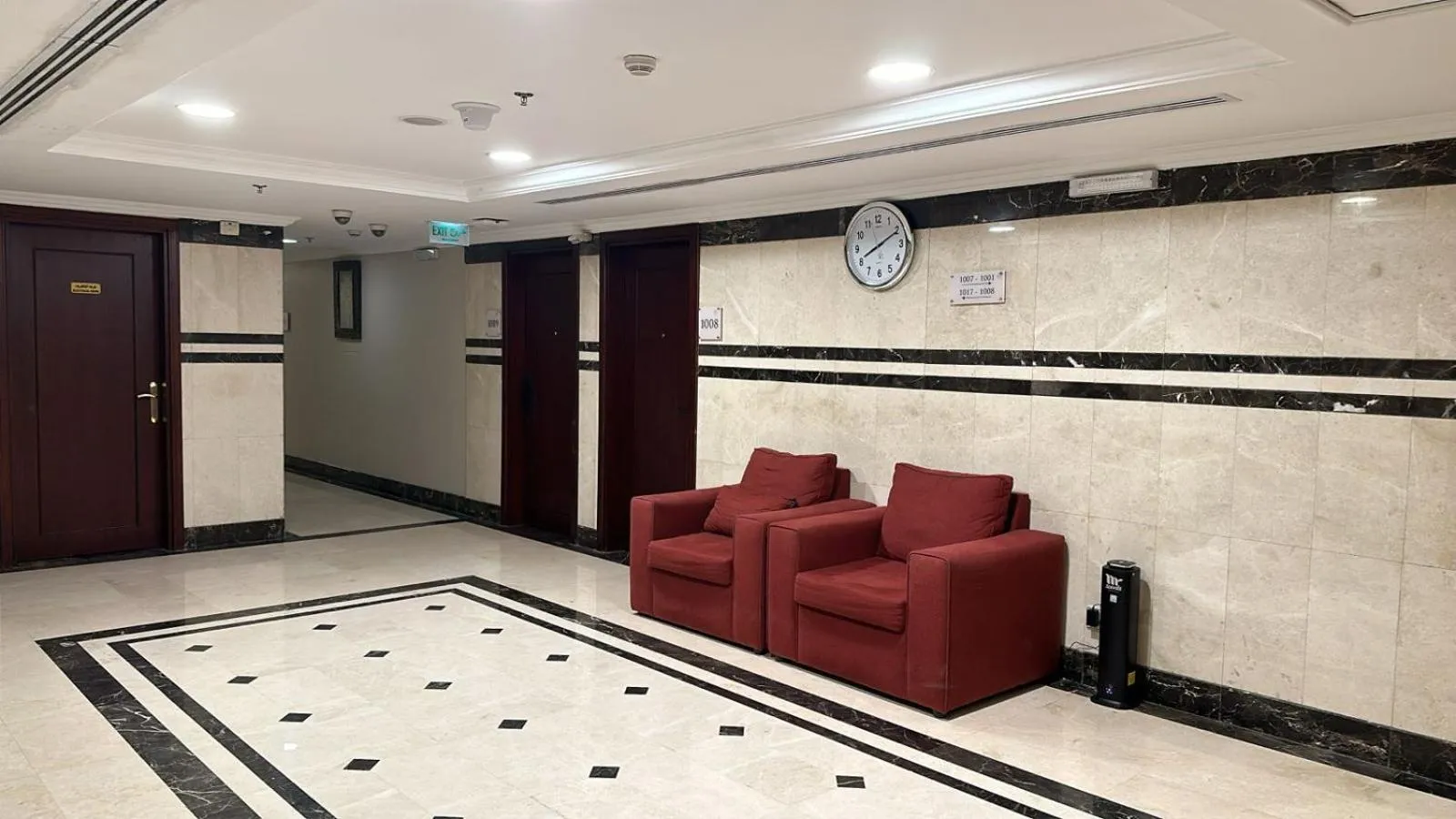 Seating area in Emaar Taiba Hotel